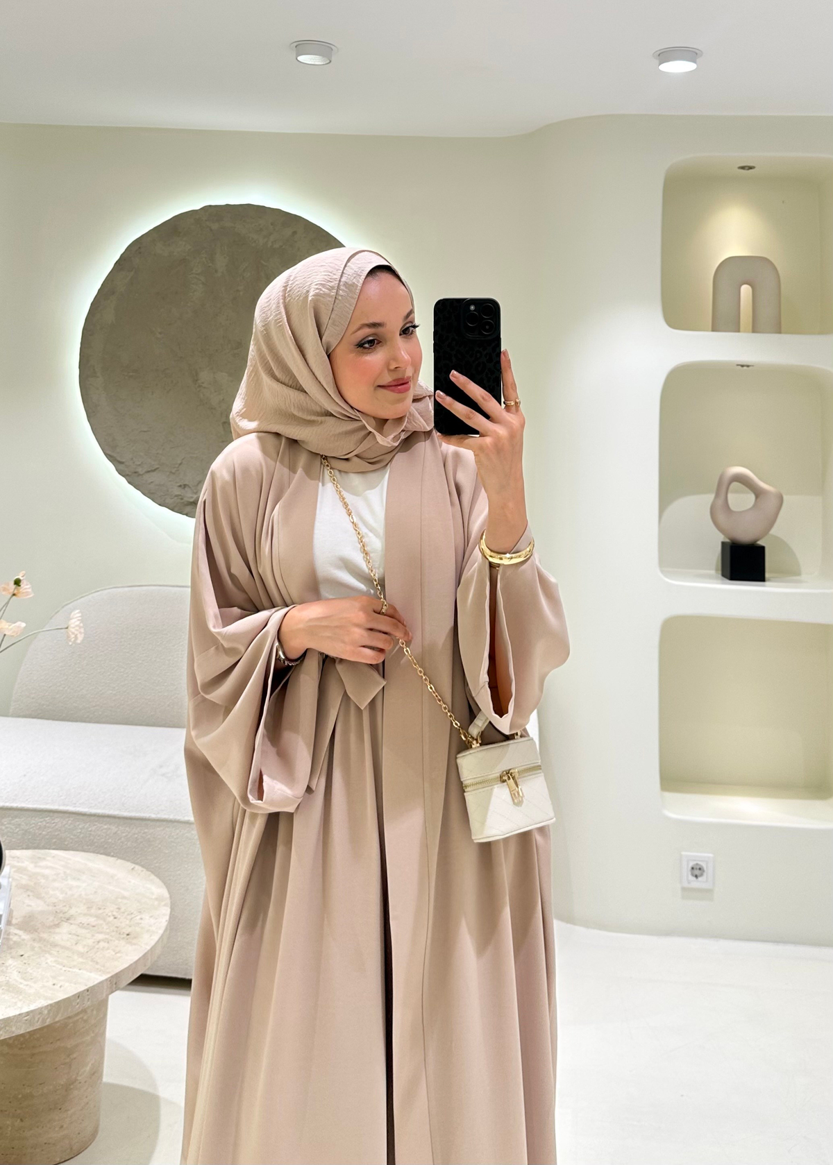 Lady 2 li Abaya Takım Taş
