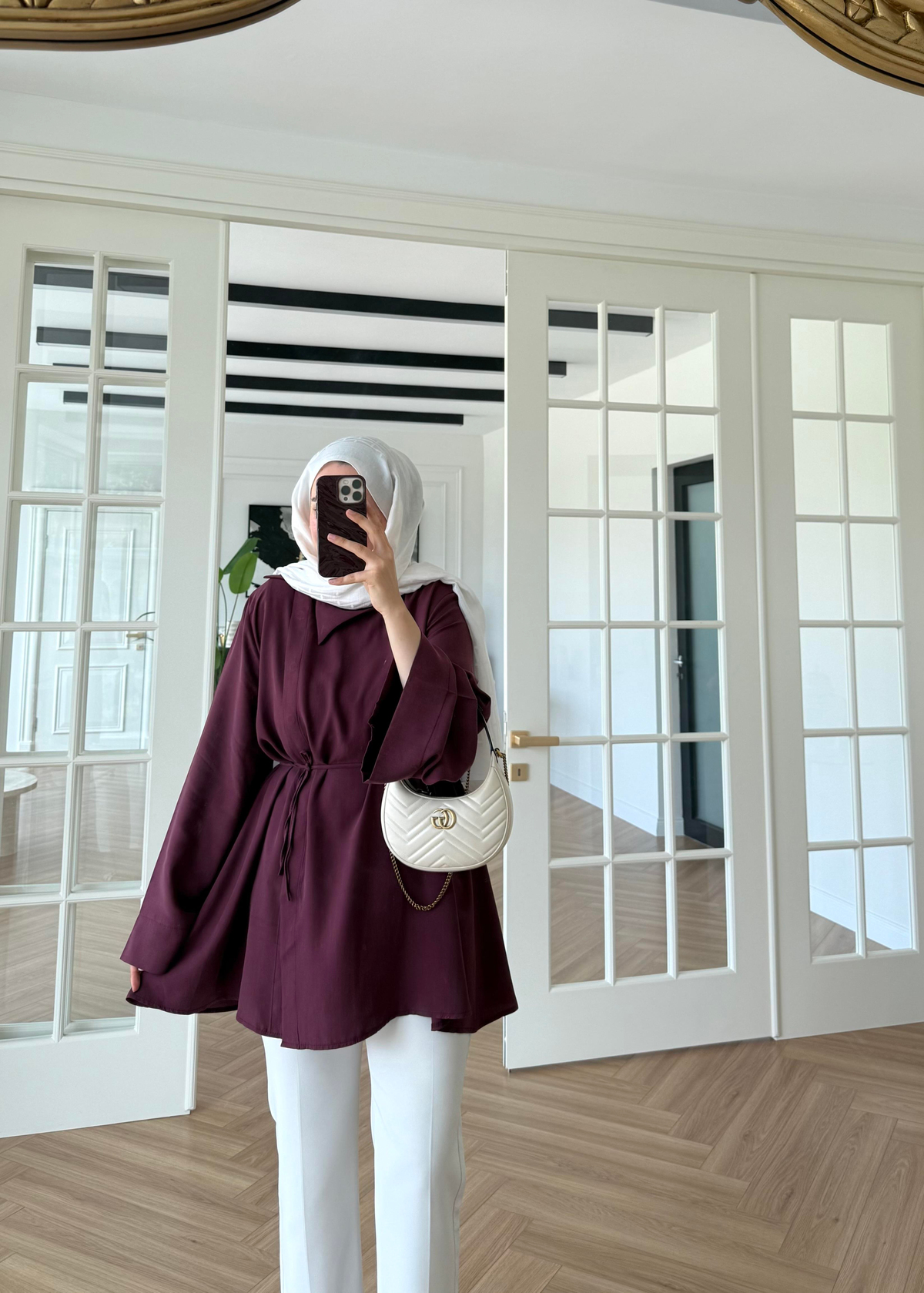 Liara Gömlek Mürdüm