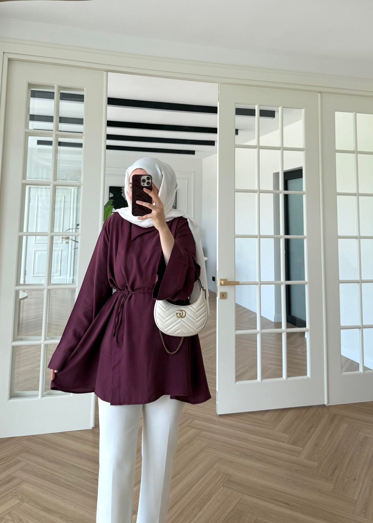 Liara Gömlek Mürdüm