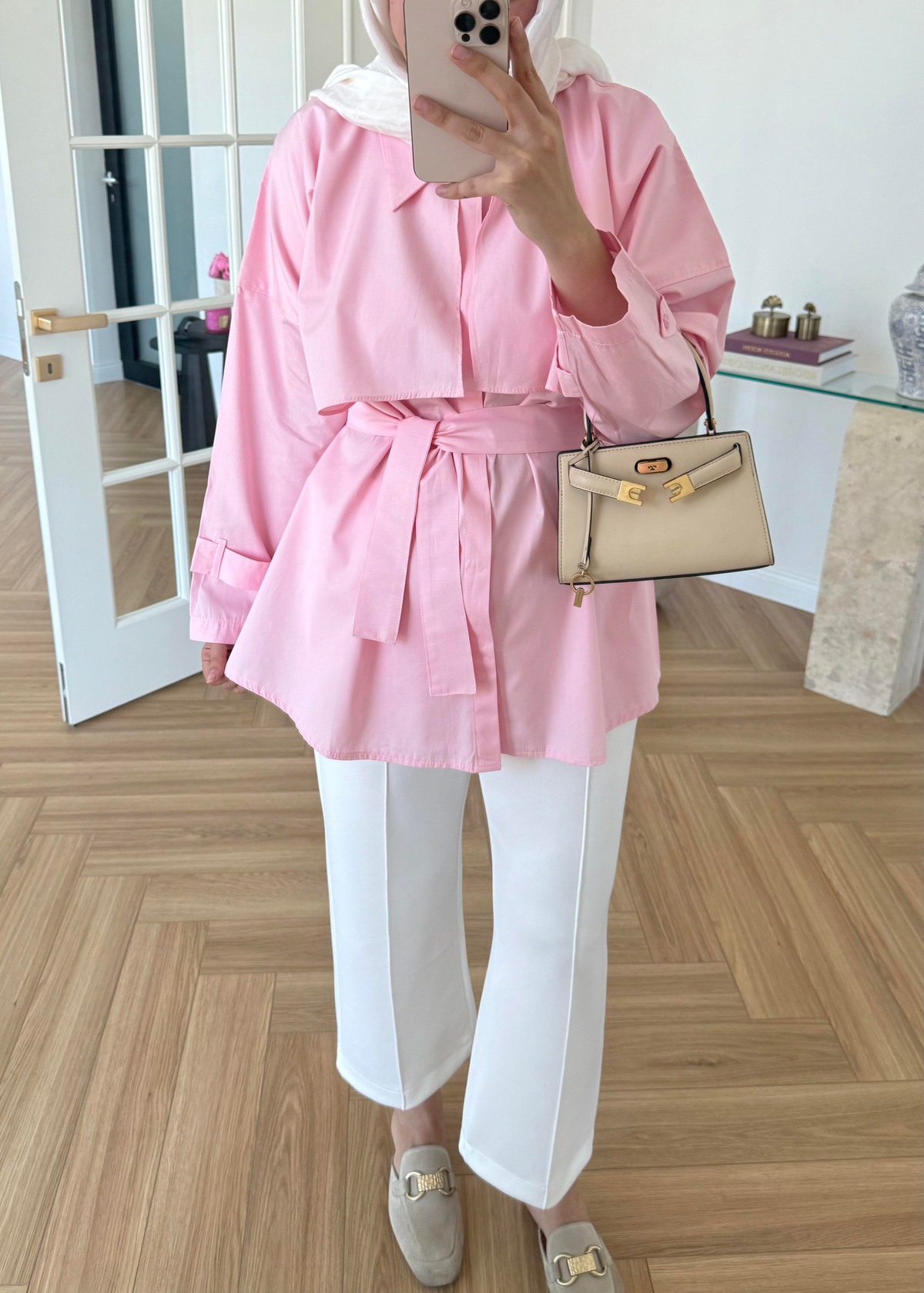 Lotus Gömlek Pembe