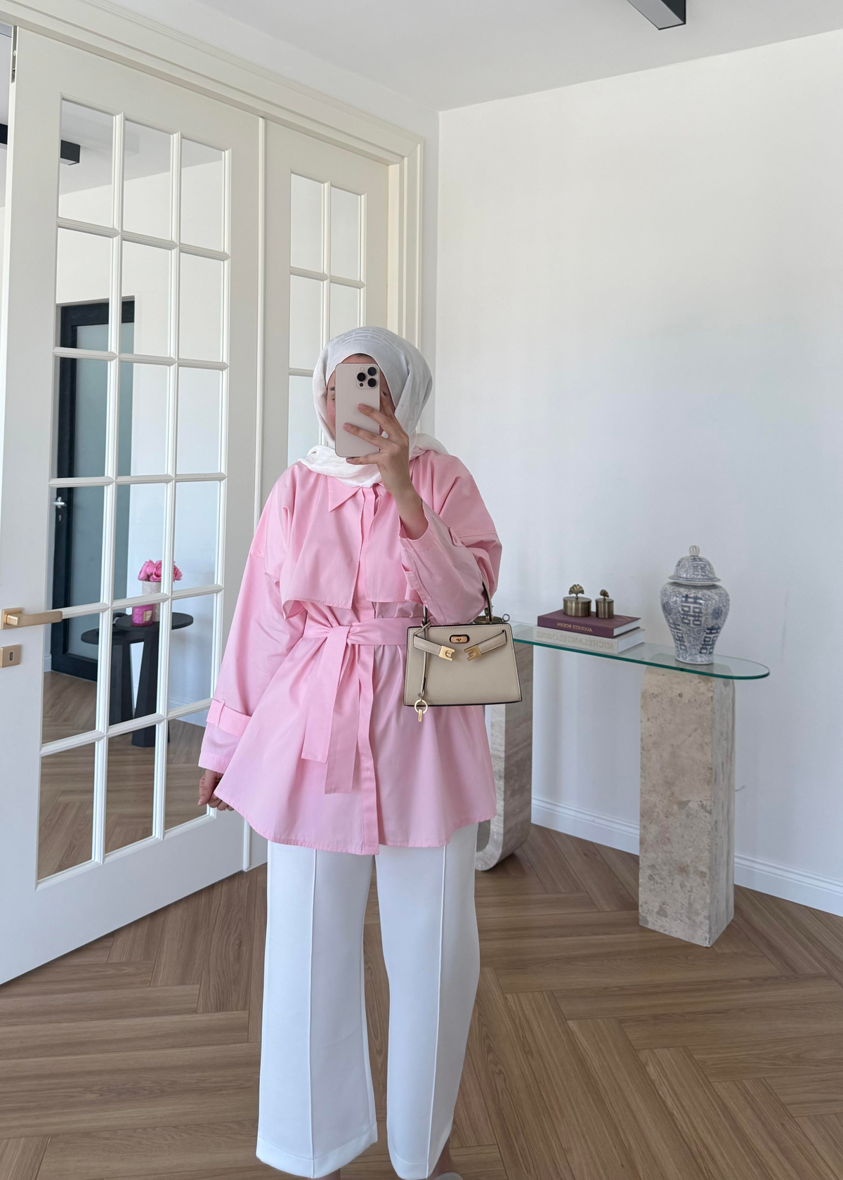 Lotus Gömlek Pembe