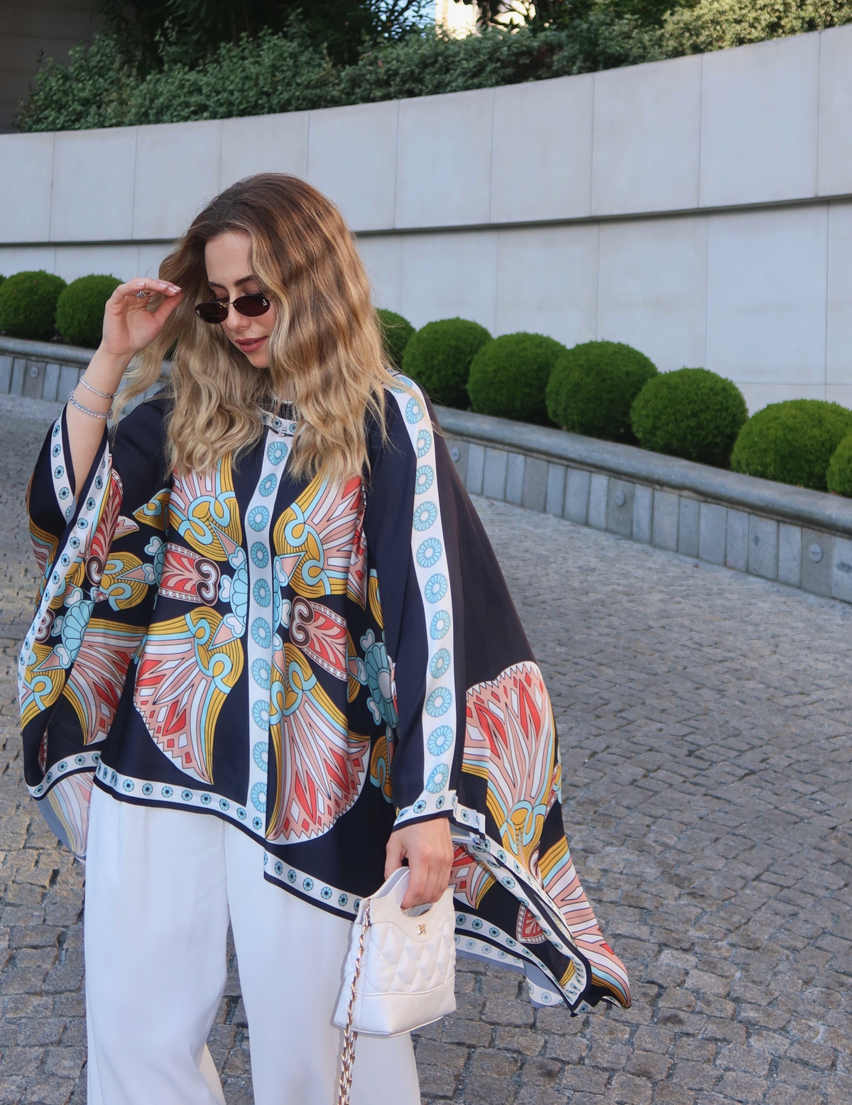Lumira Lale Desen Bluz&Panço Siyah