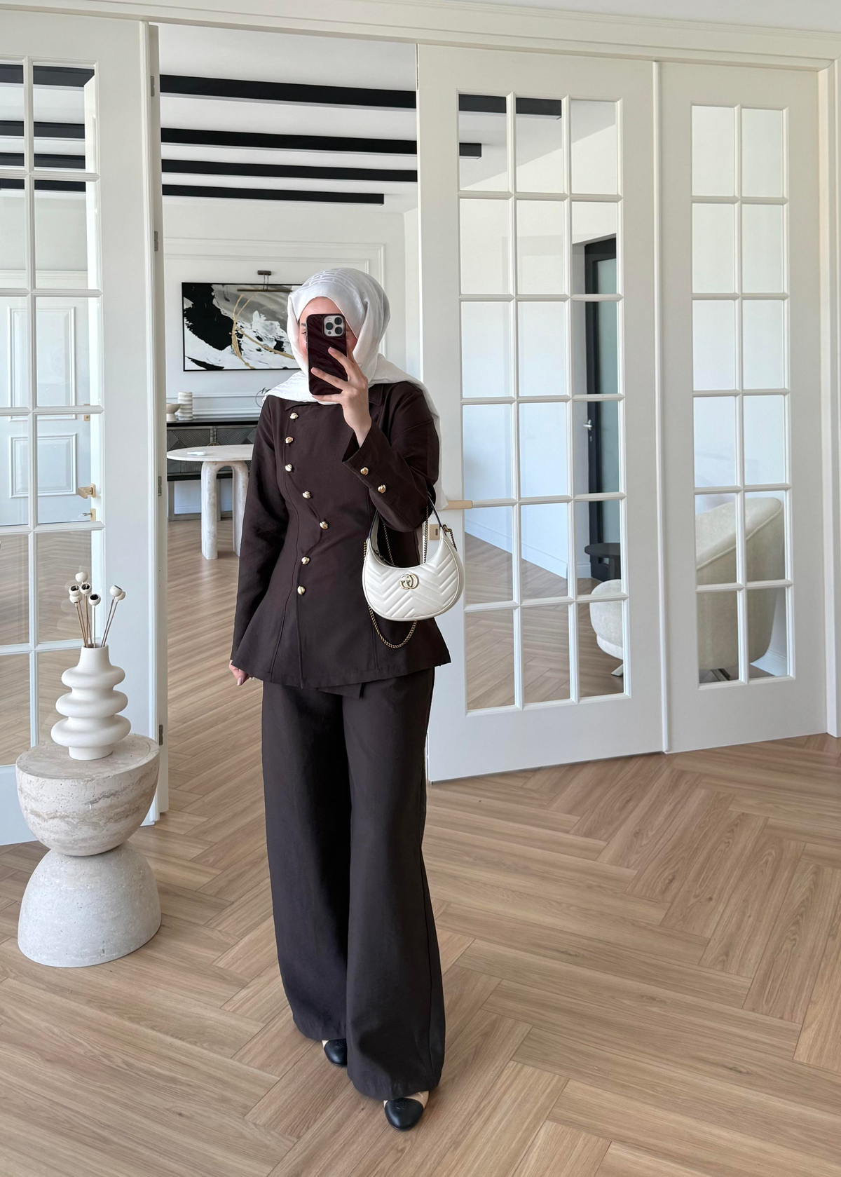 Luna Takım Kahverengi