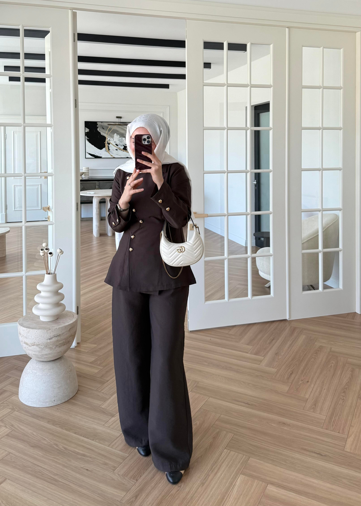 Luna Takım Kahverengi