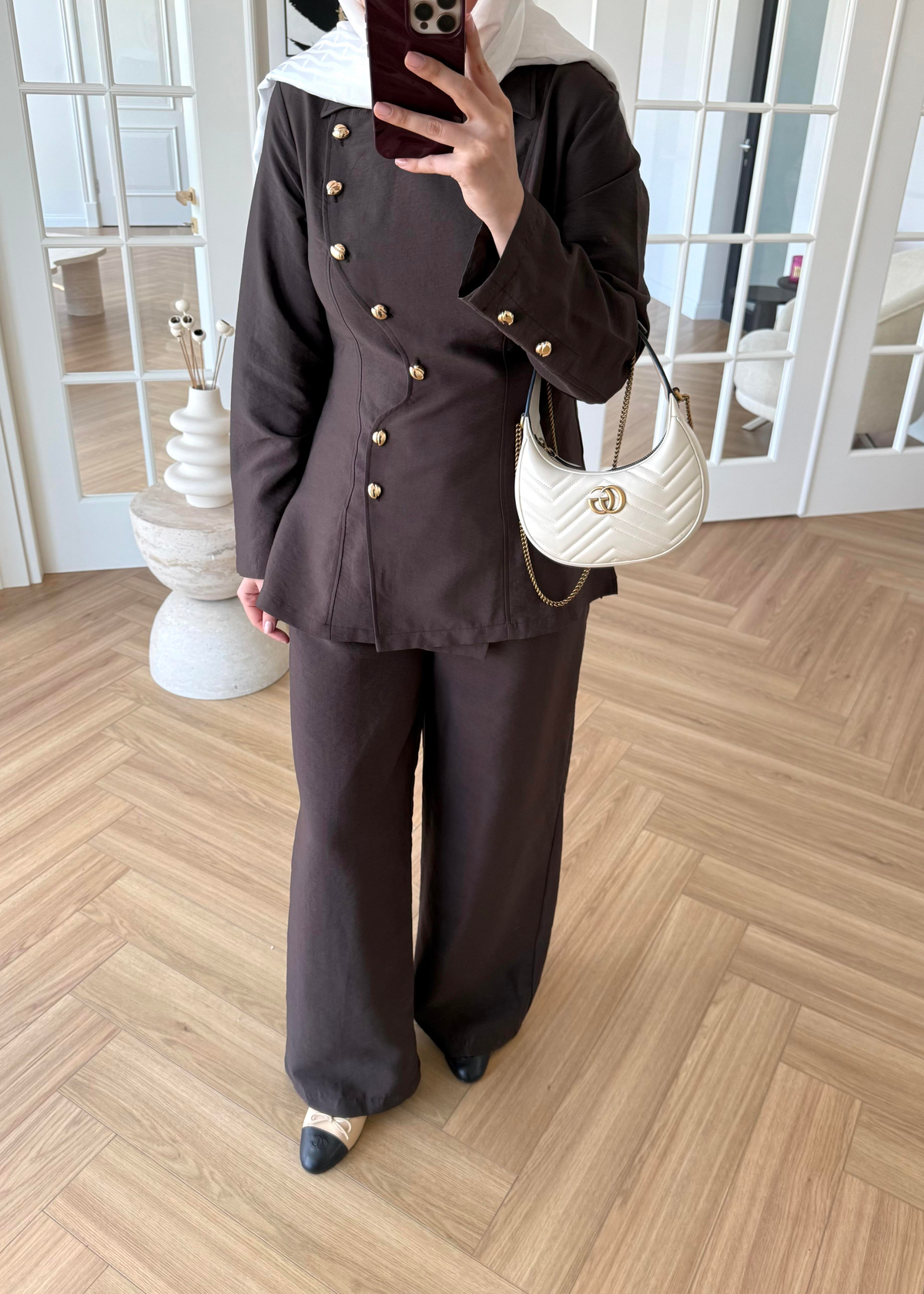 Luna Takım Kahverengi