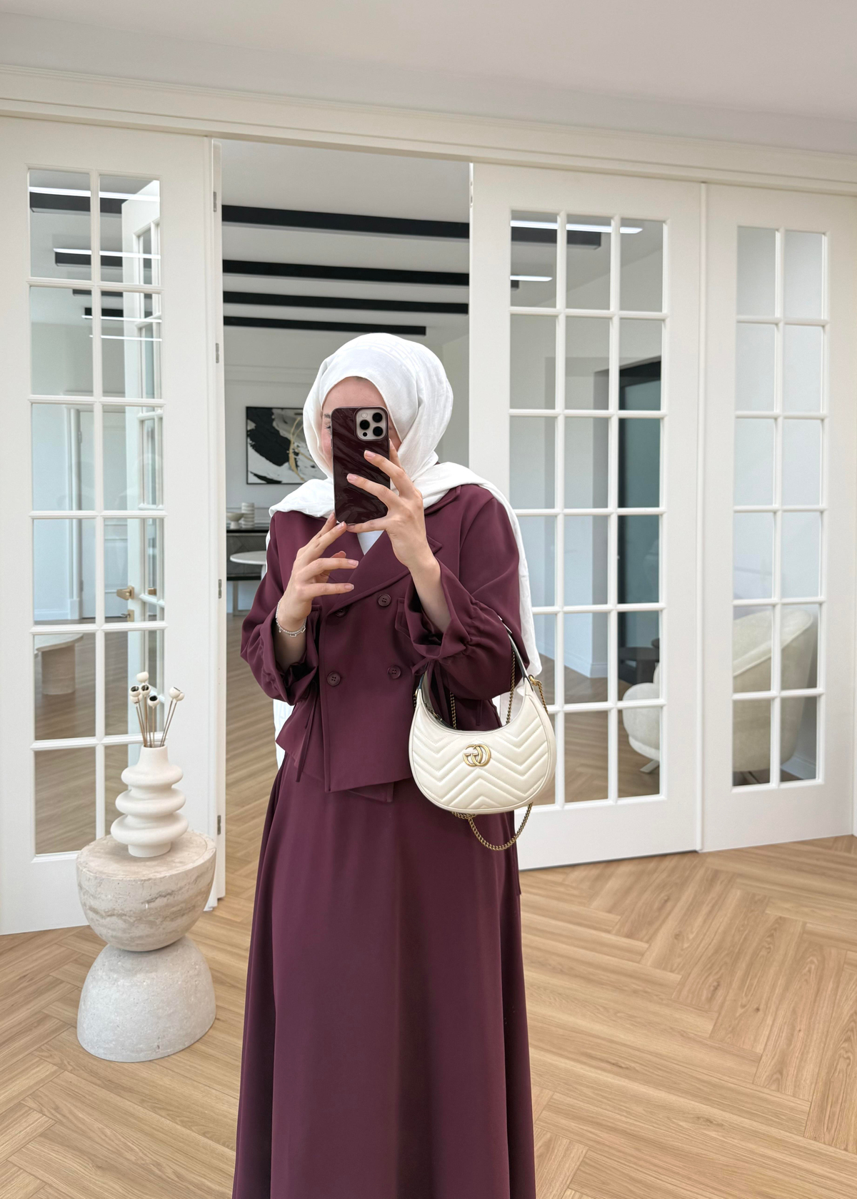 Lusie Etekli Takım Mürdüm