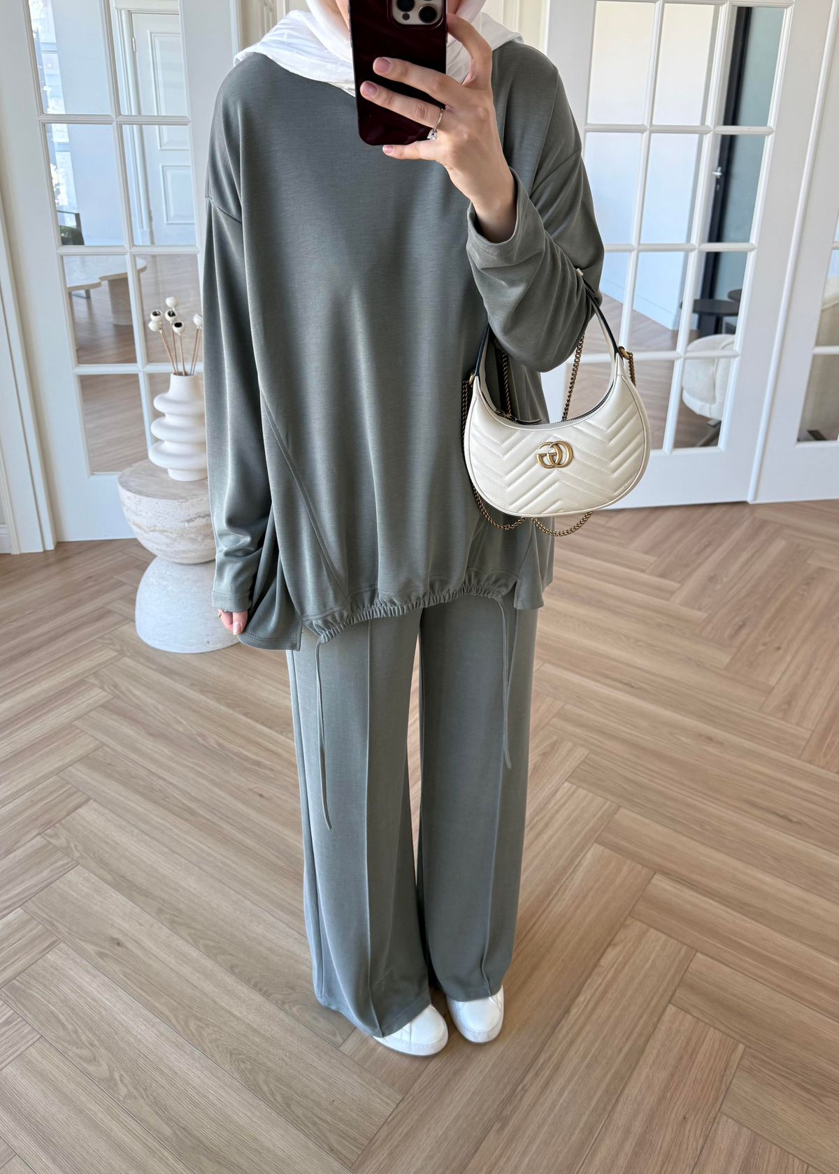 Önü Büzgülü Pike Takım Çağla Yeşili