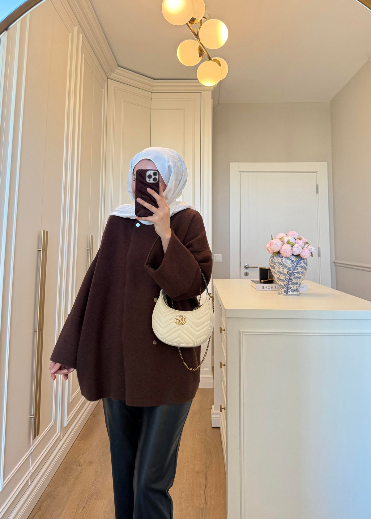 Parla Angora Hırka Kahverengi