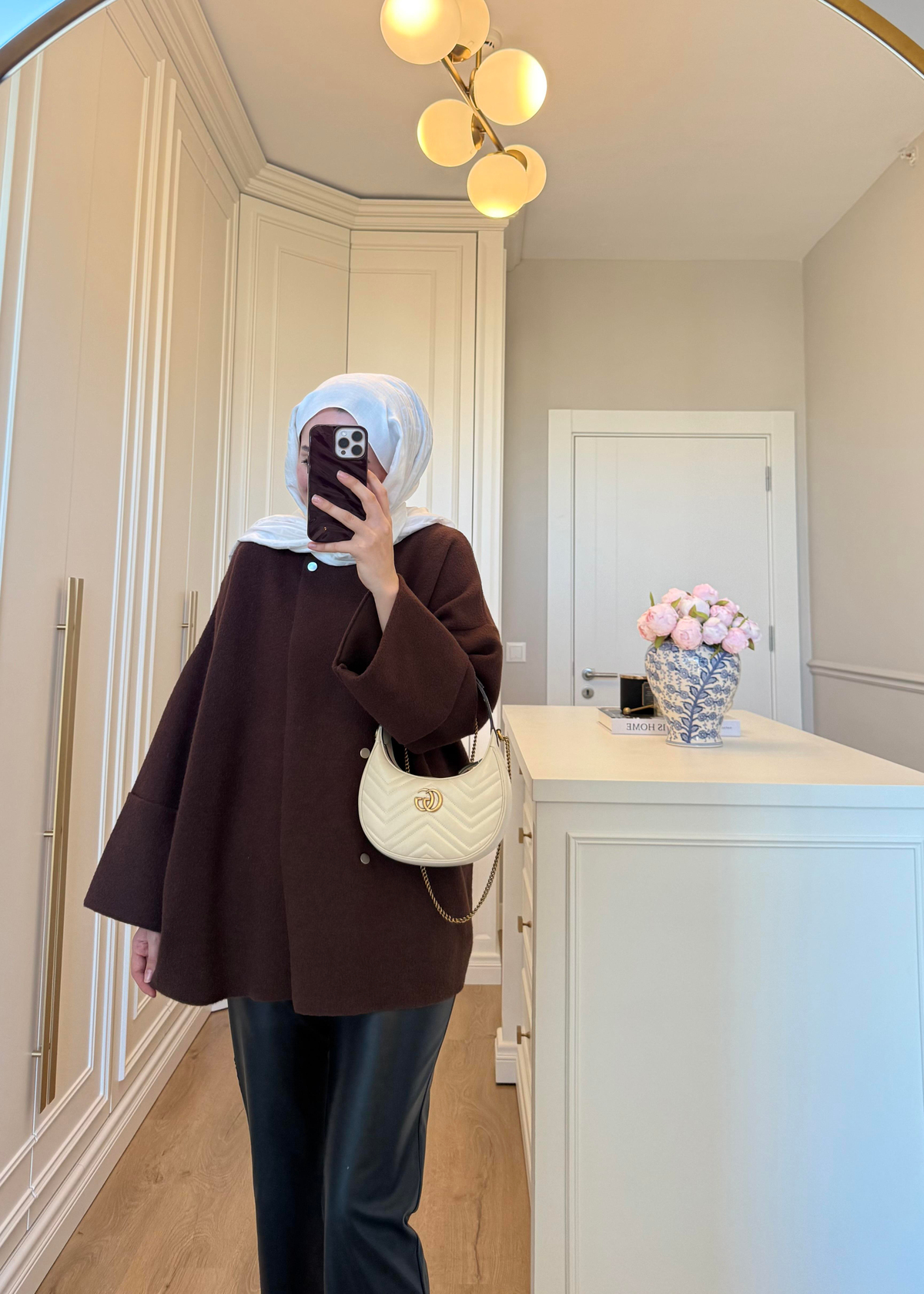 Parla Angora Hırka Kahverengi