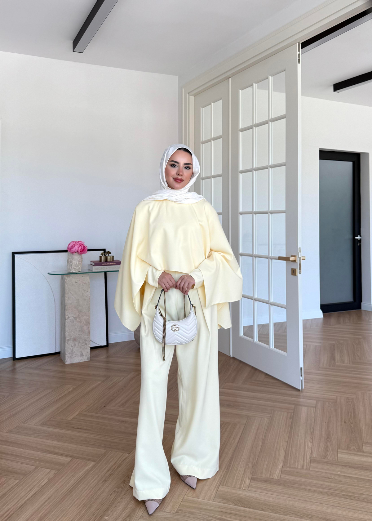 Pelerinli Tasarım Tulum Butteryellow