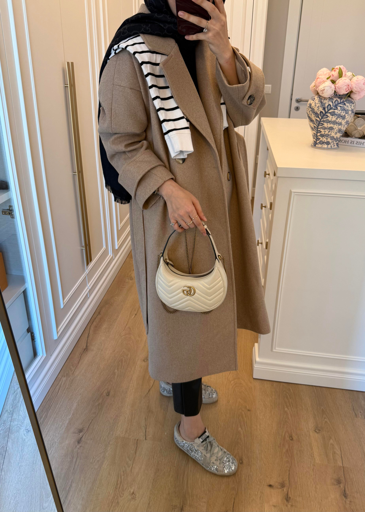 Premium Oversize Kaşe Kaban Camel