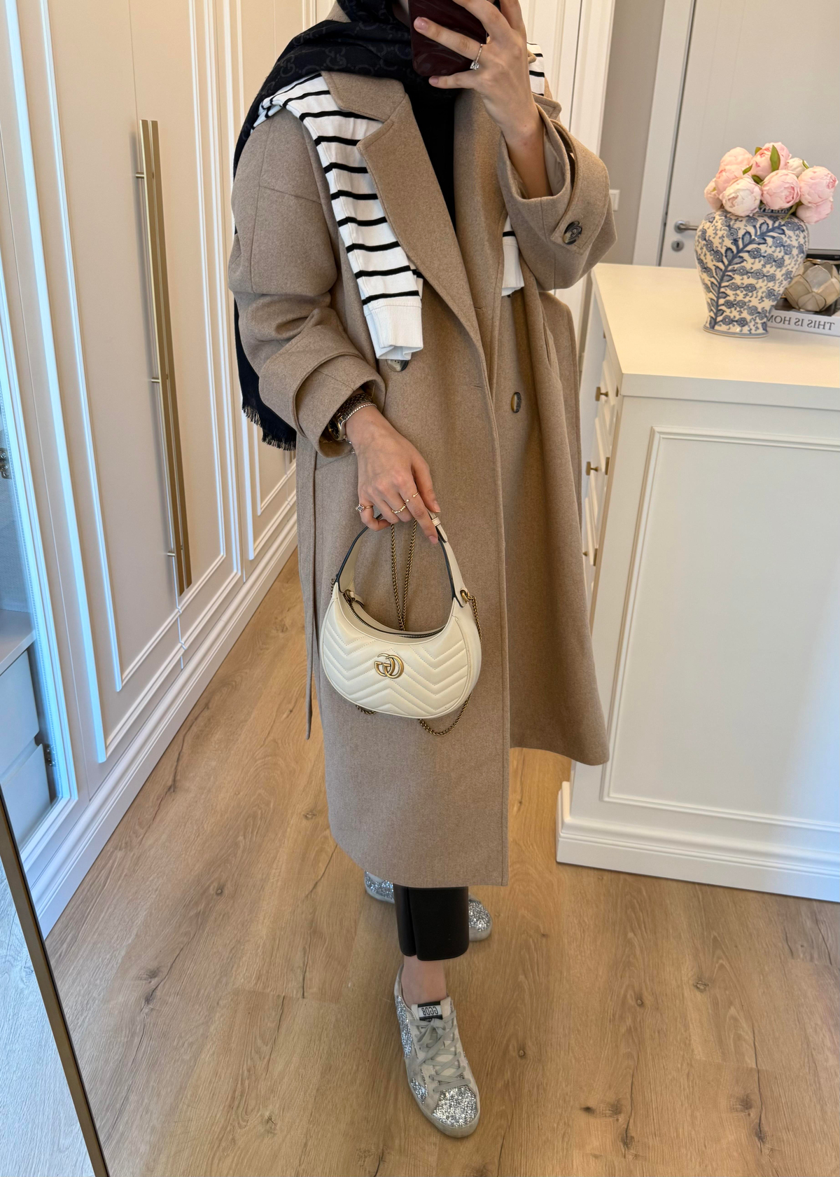 Premium Oversize Kaşe Kaban Camel