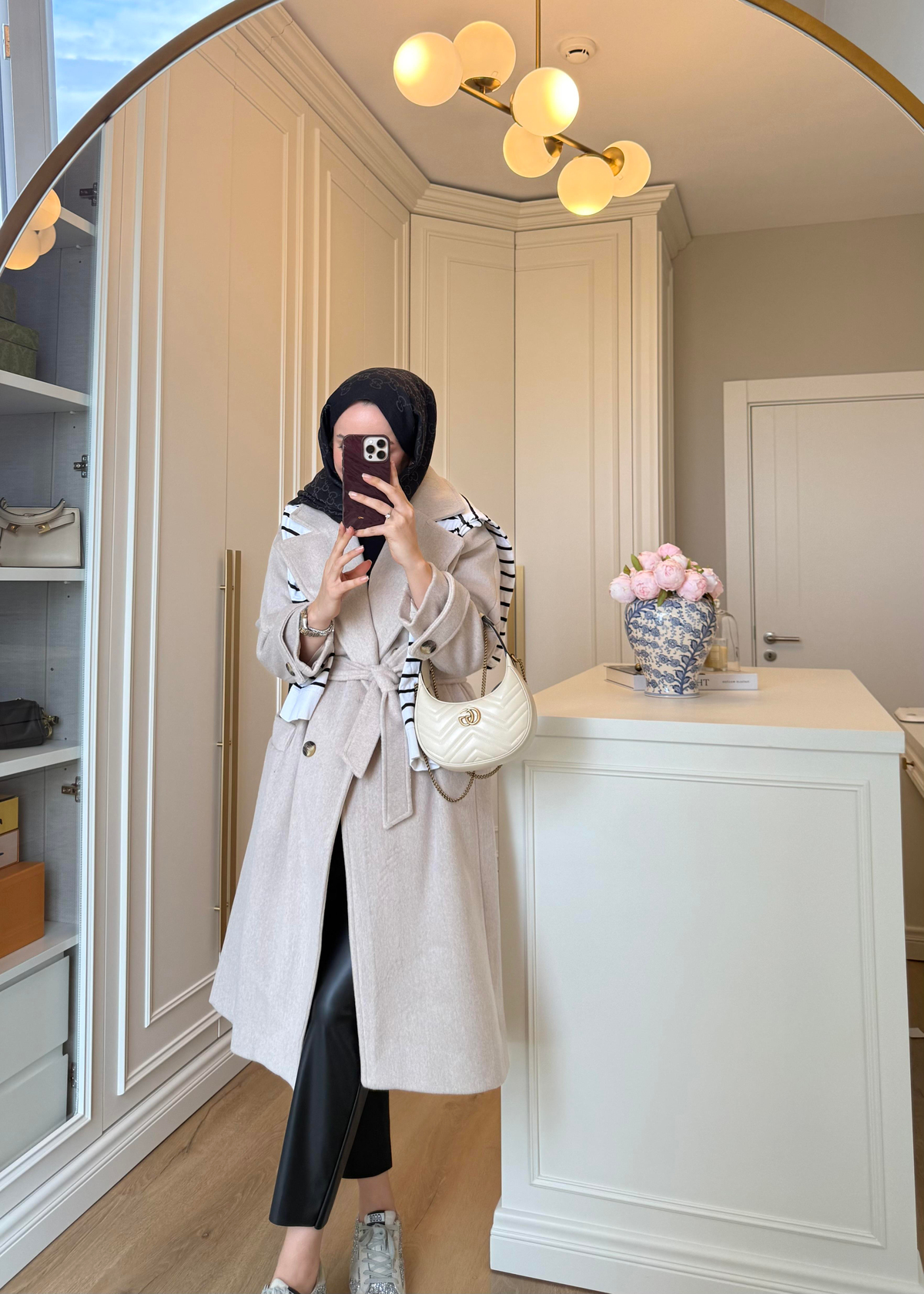 Premium Oversize Kaşe Kaban Taş