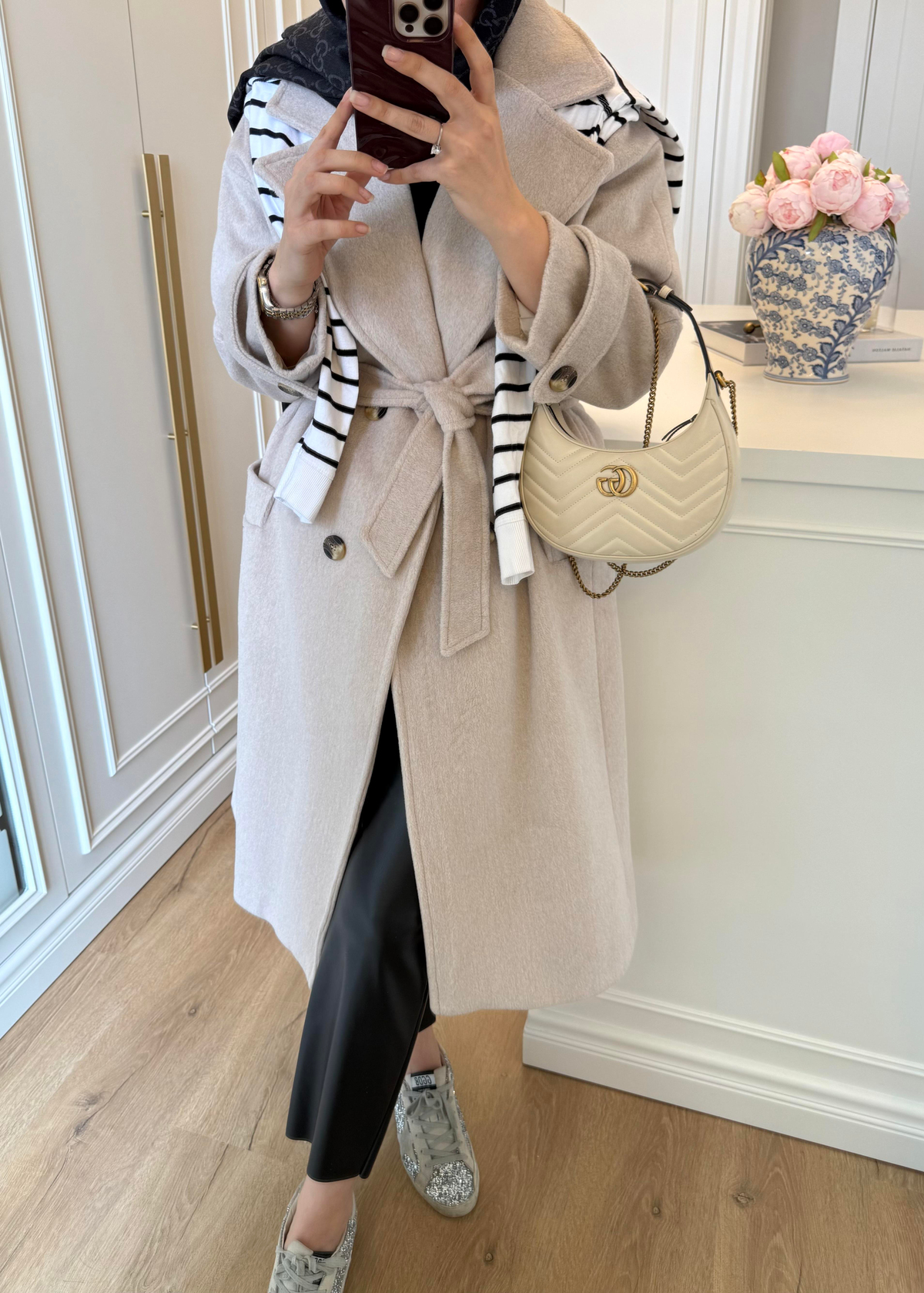 Premium Oversize Kaşe Kaban Taş