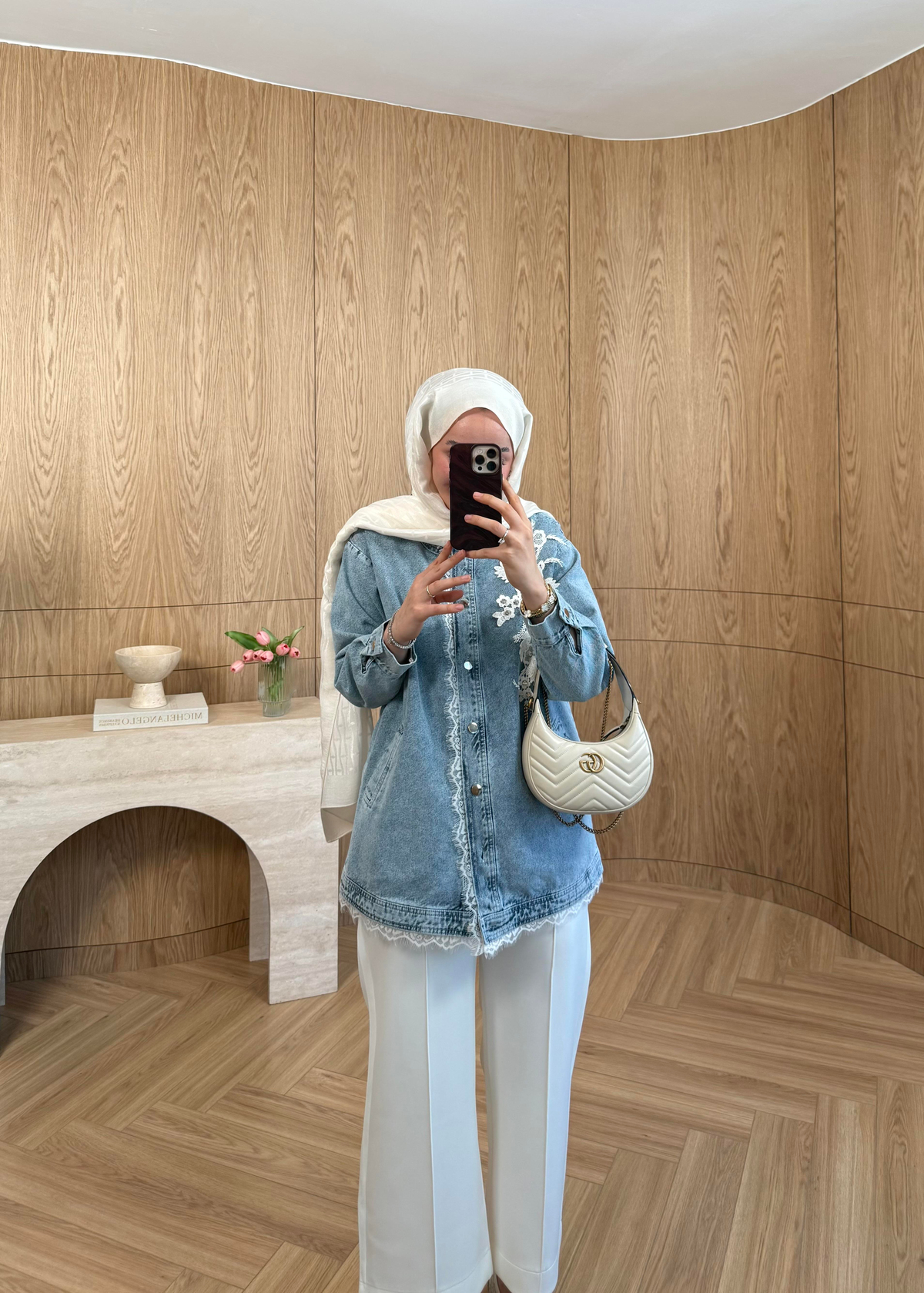 Rena Denim Ceket Mavi