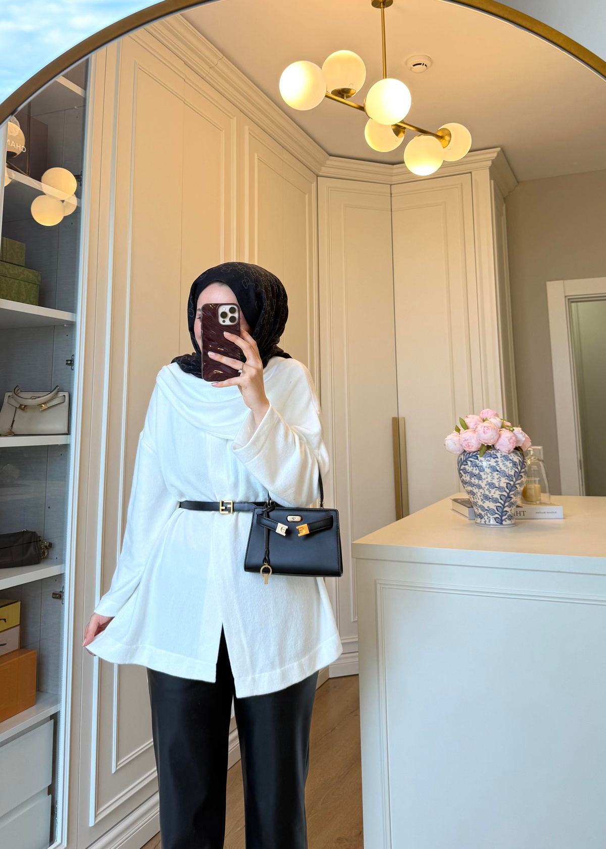 Şal Kapama Detaylı Hırka Ekru