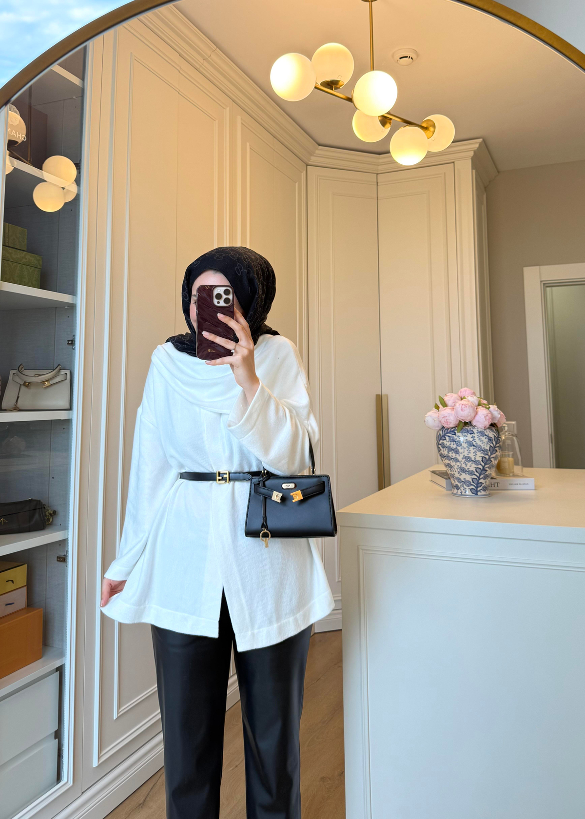 Şal Kapama Detaylı Hırka Ekru