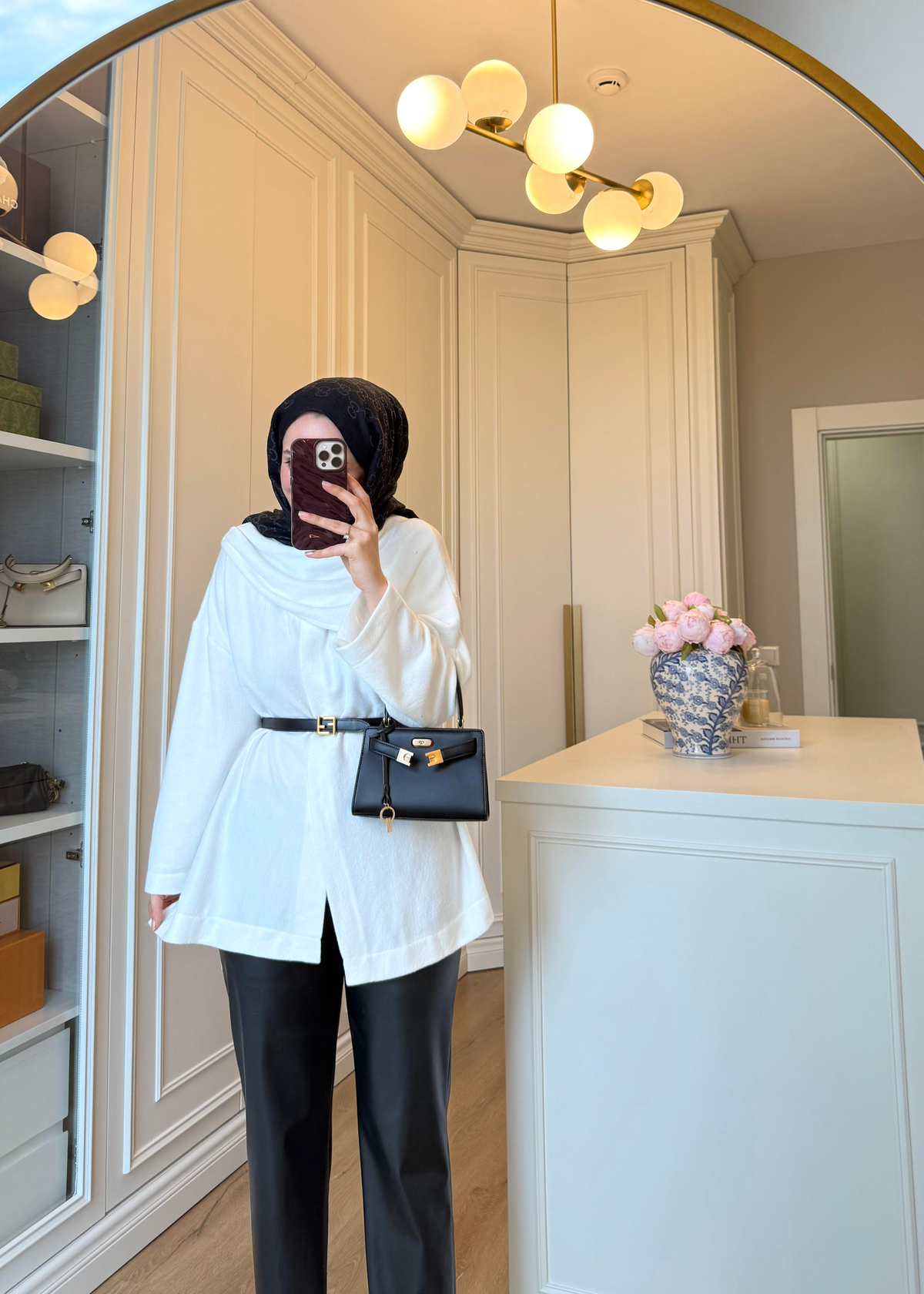 Şal Kapama Detaylı Hırka Ekru