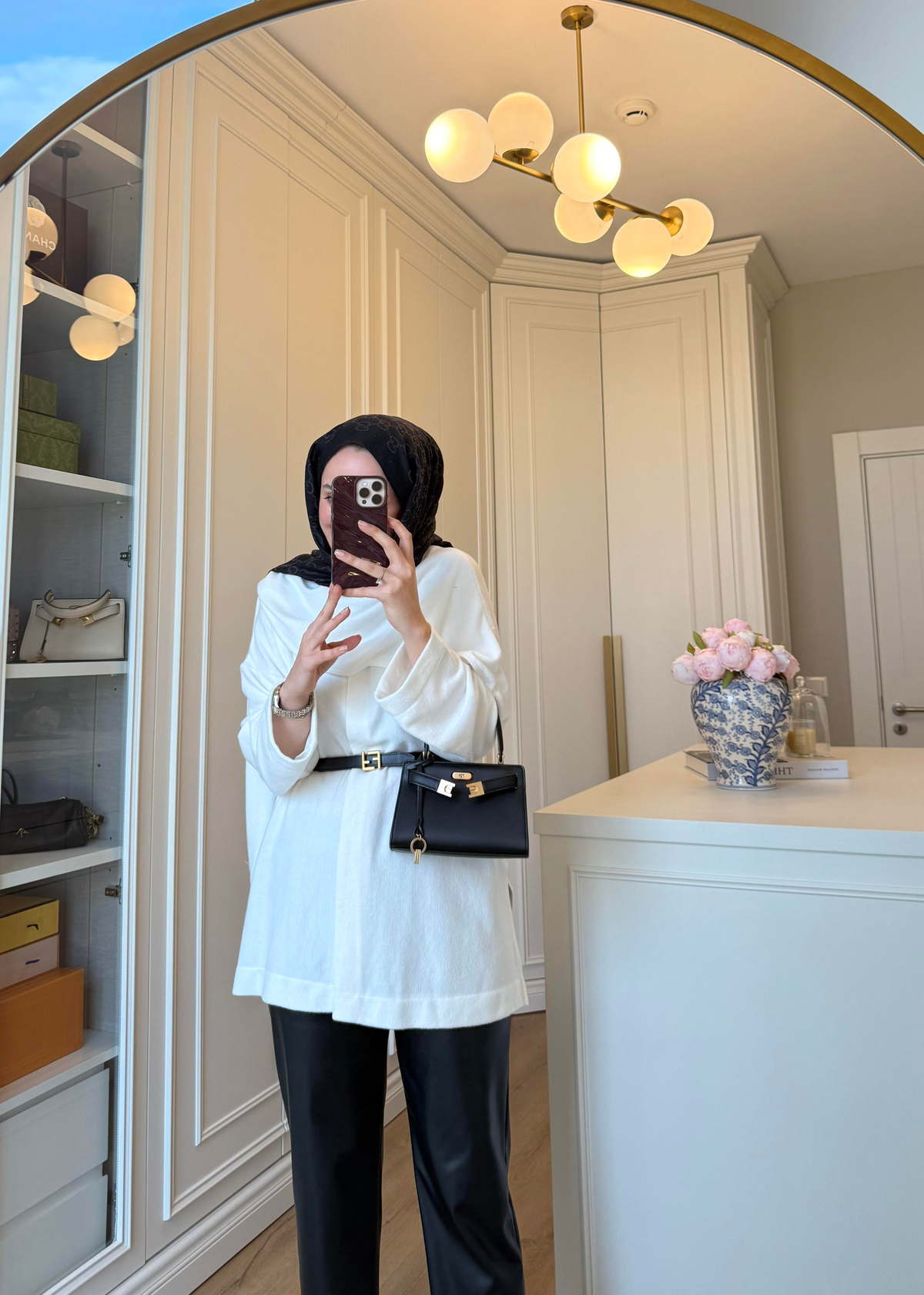 Şal Kapama Detaylı Hırka Ekru