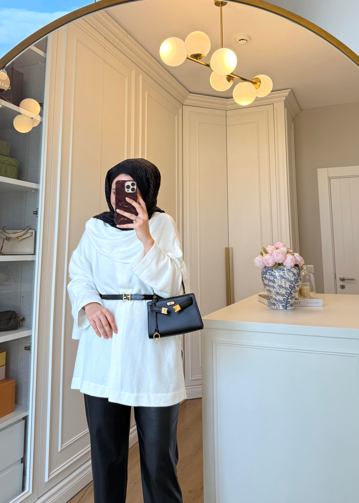 Şal Kapama Detaylı Hırka Ekru