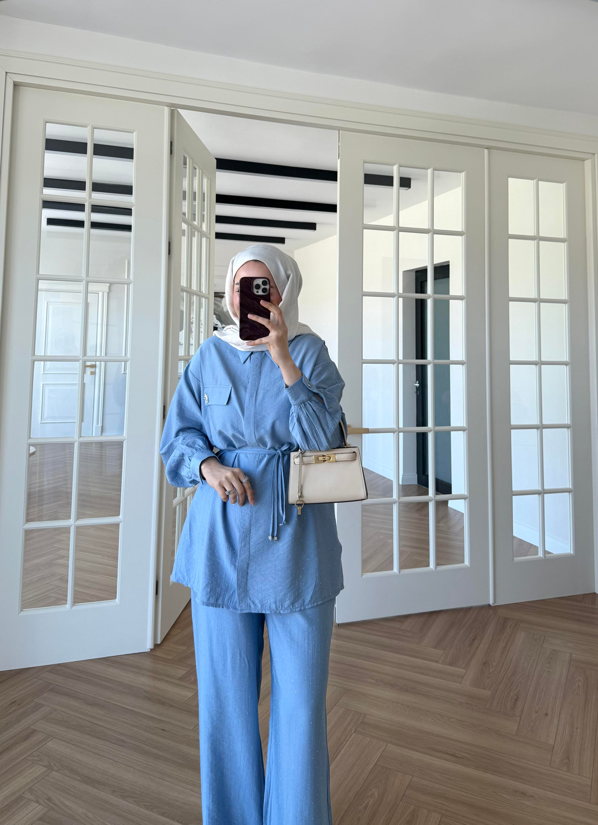 Sara Parıltılı Takım Mavi
