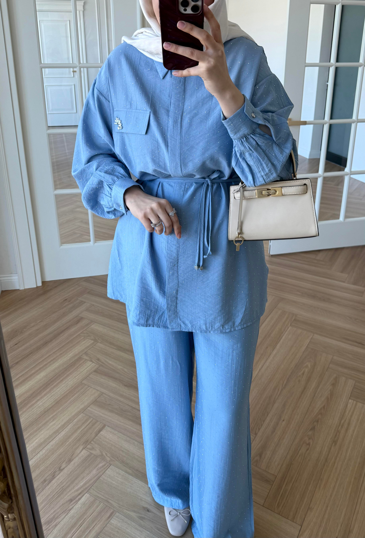 Sara Parıltılı Takım Mavi