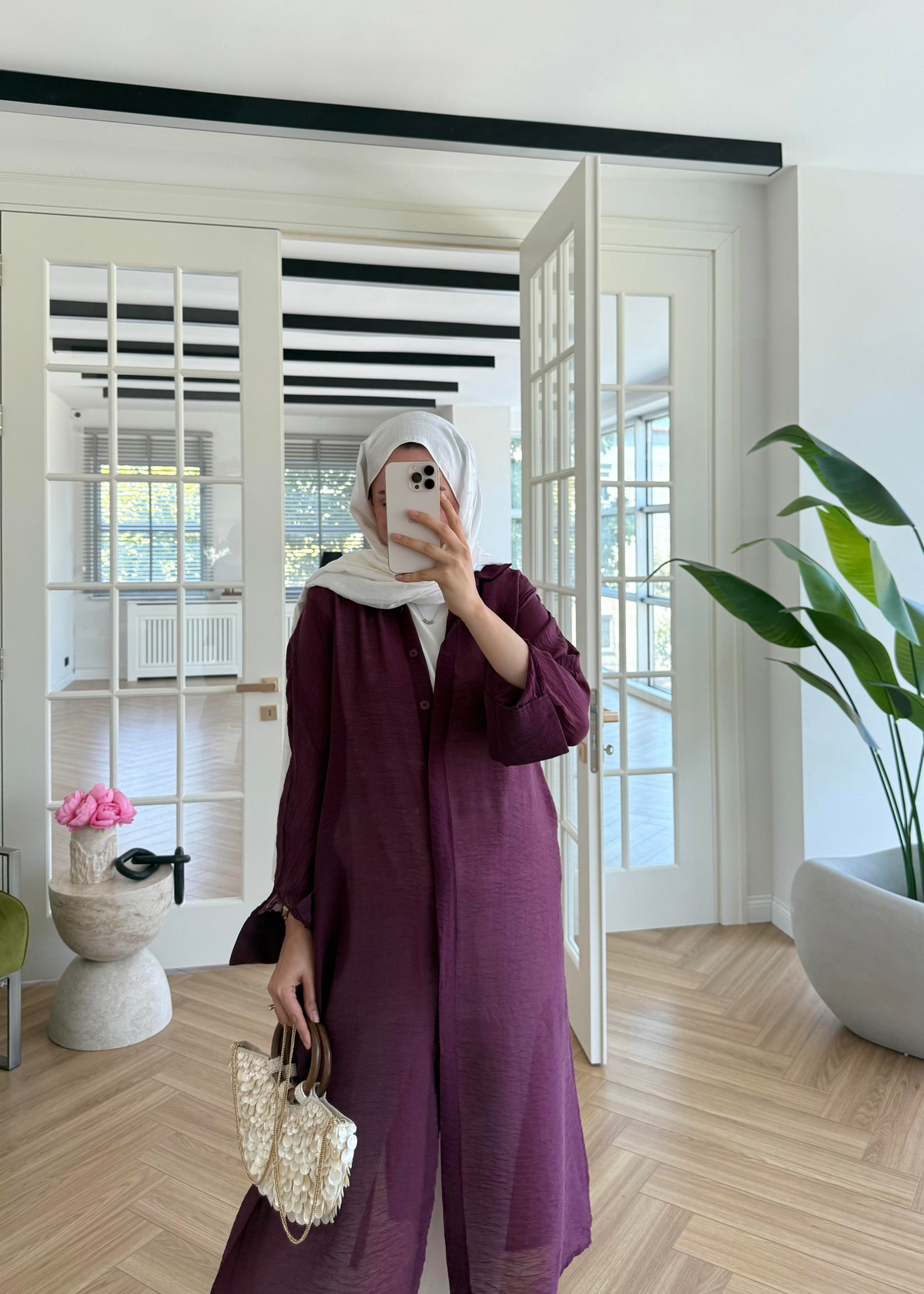 Sissy Gömlek Mürdüm 