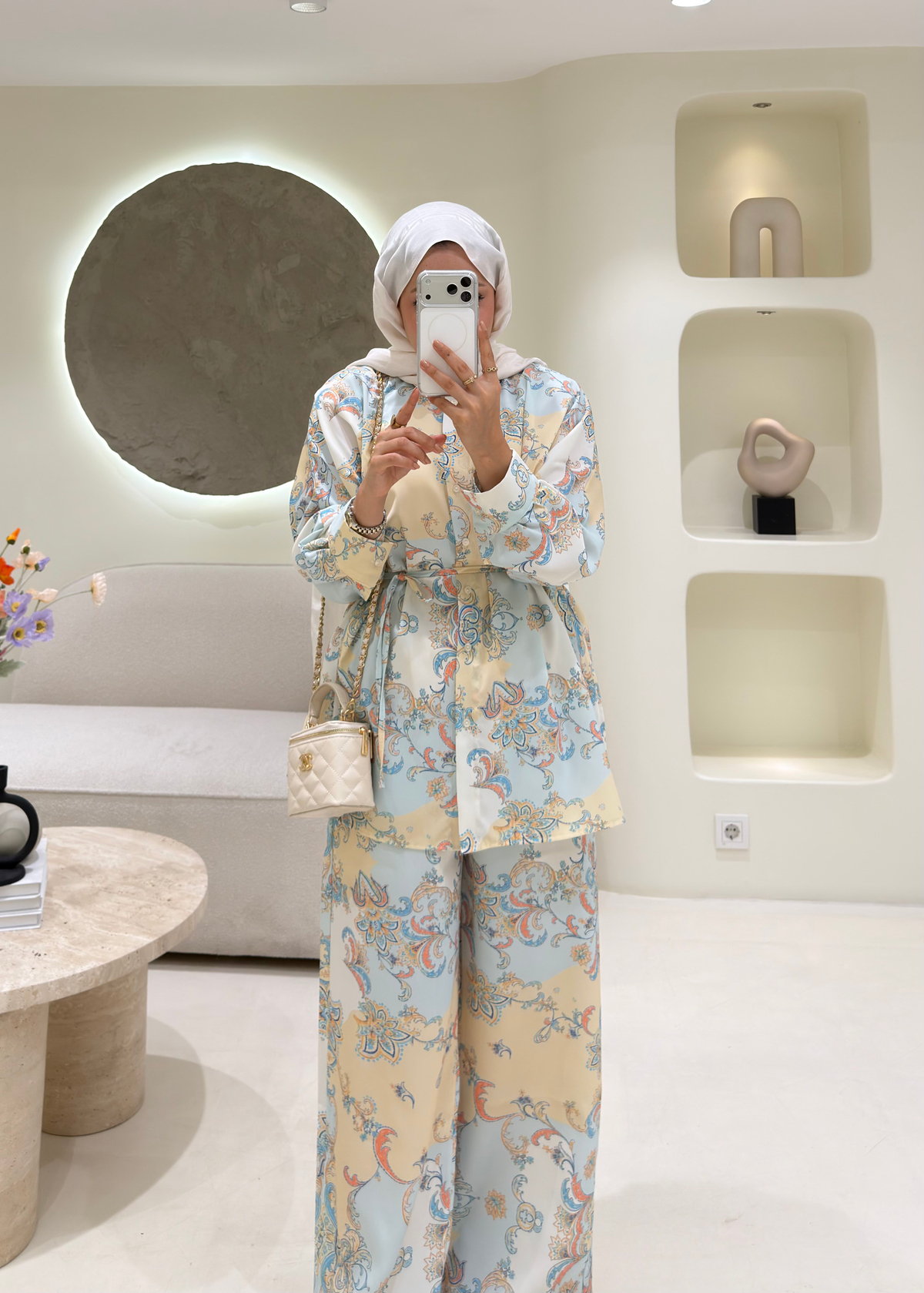 Sofia Desenli Takım Sarı