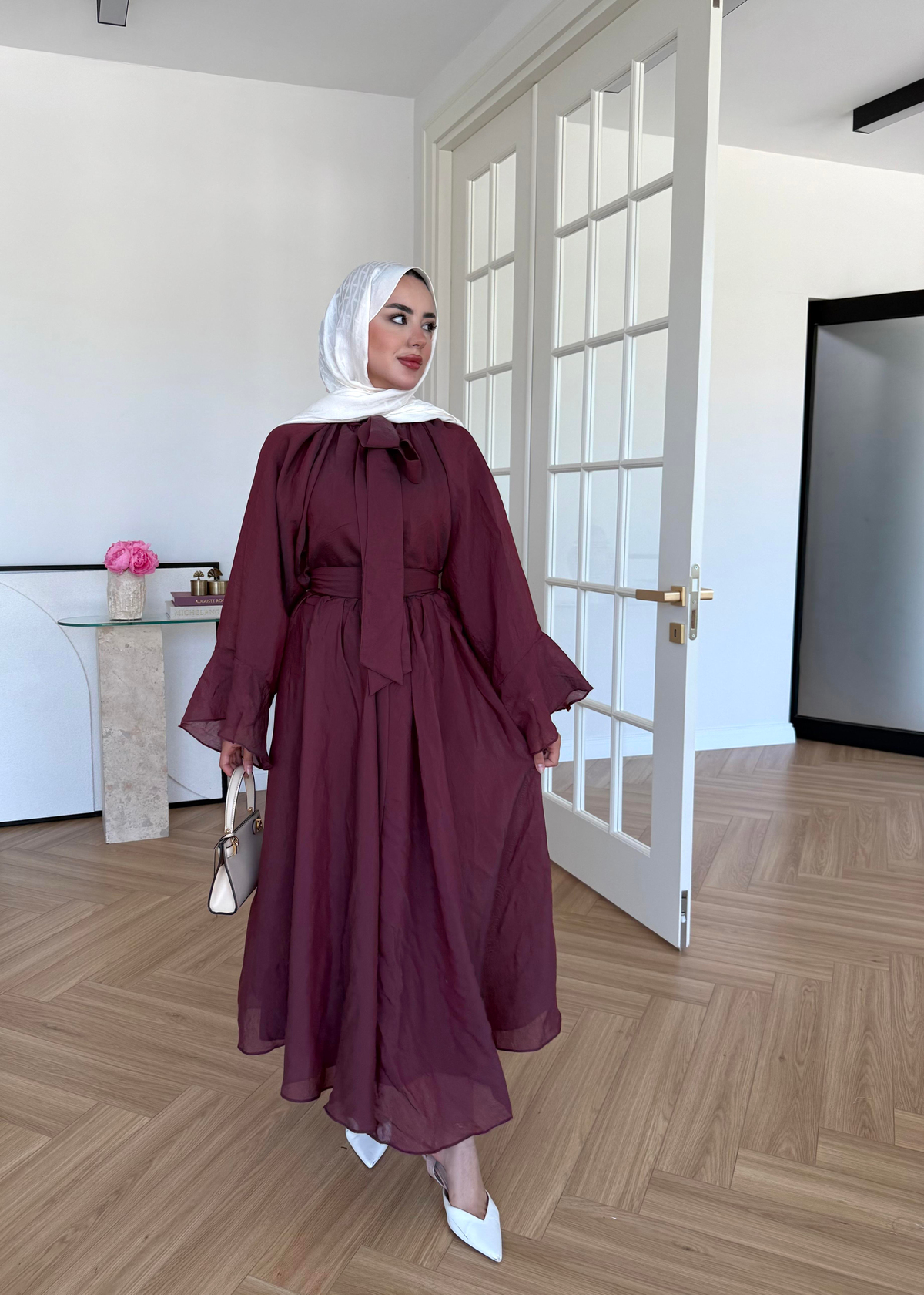Sofia Etekli Takım Bordo