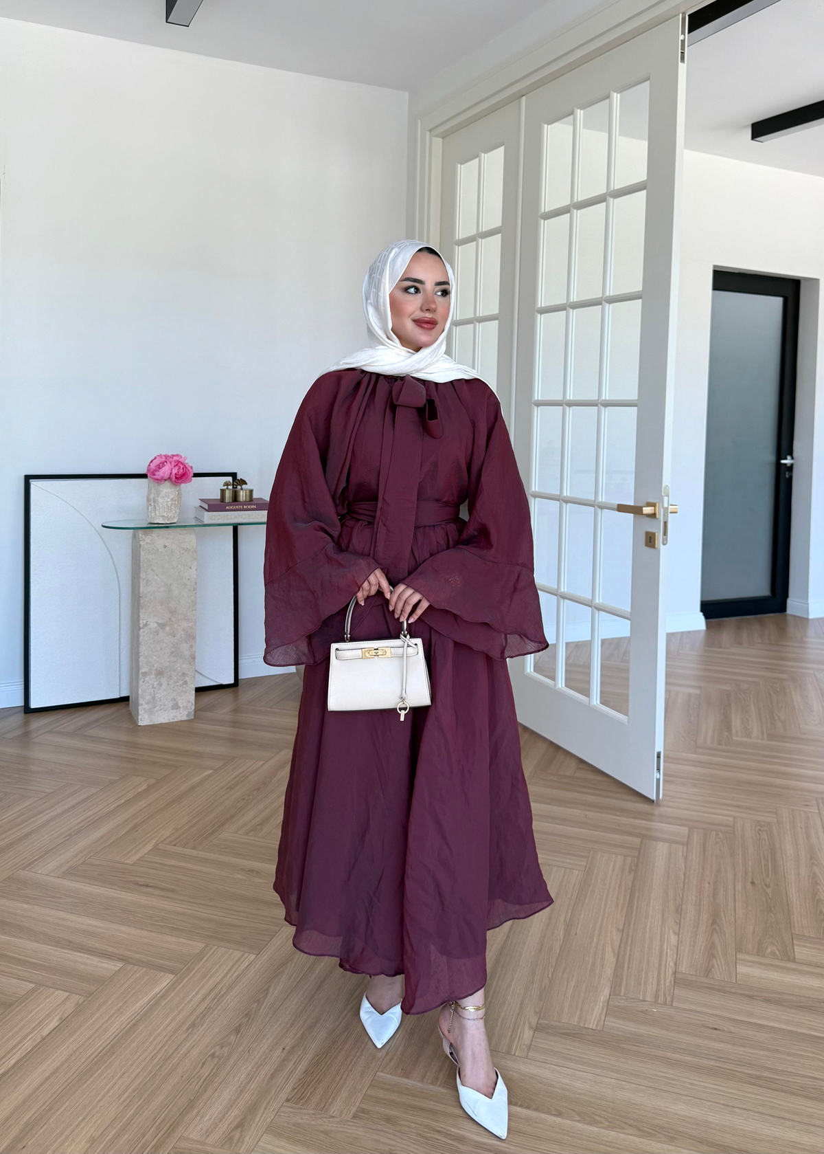 Sofia Etekli Takım Bordo