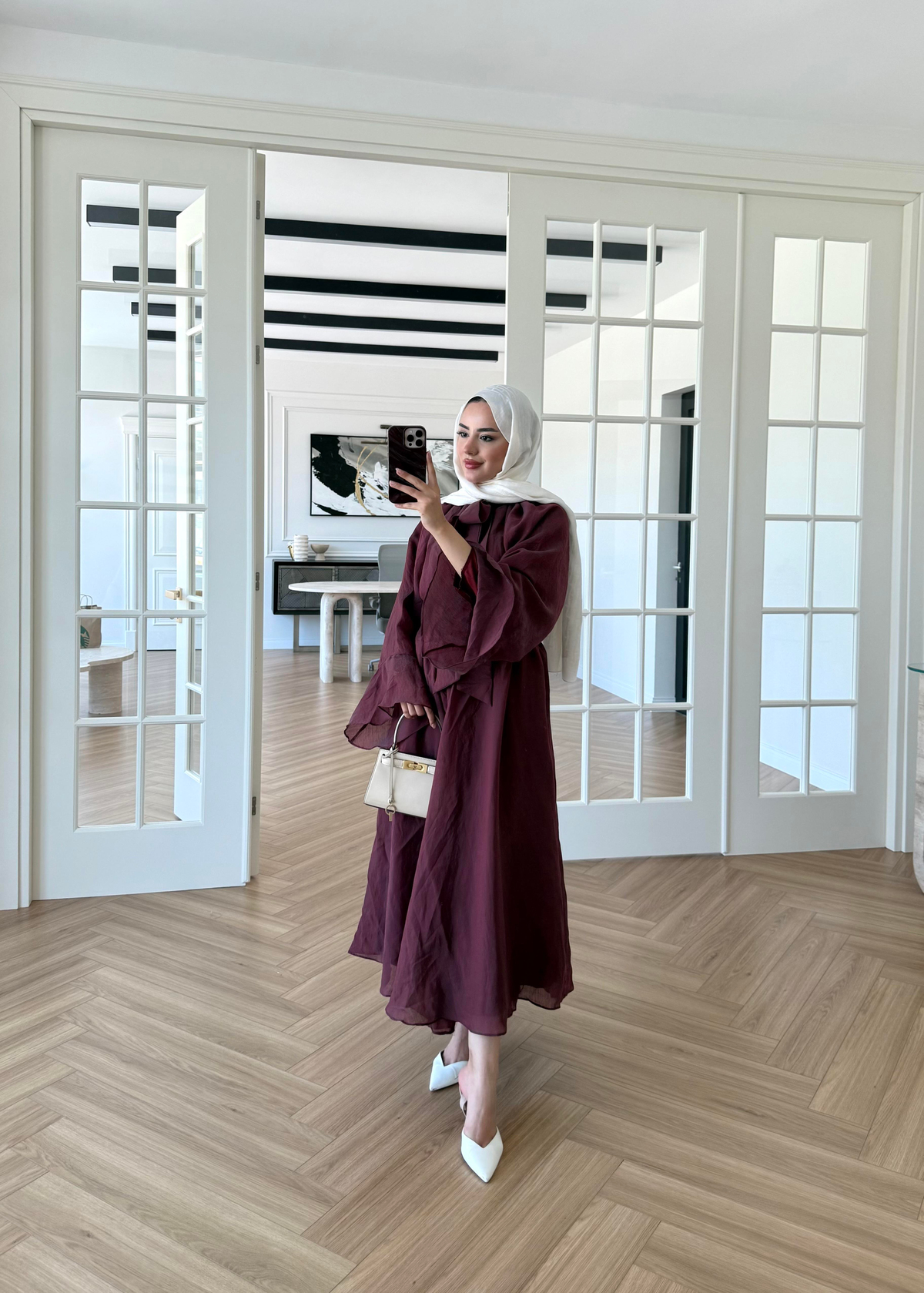 Sofia Etekli Takım Bordo