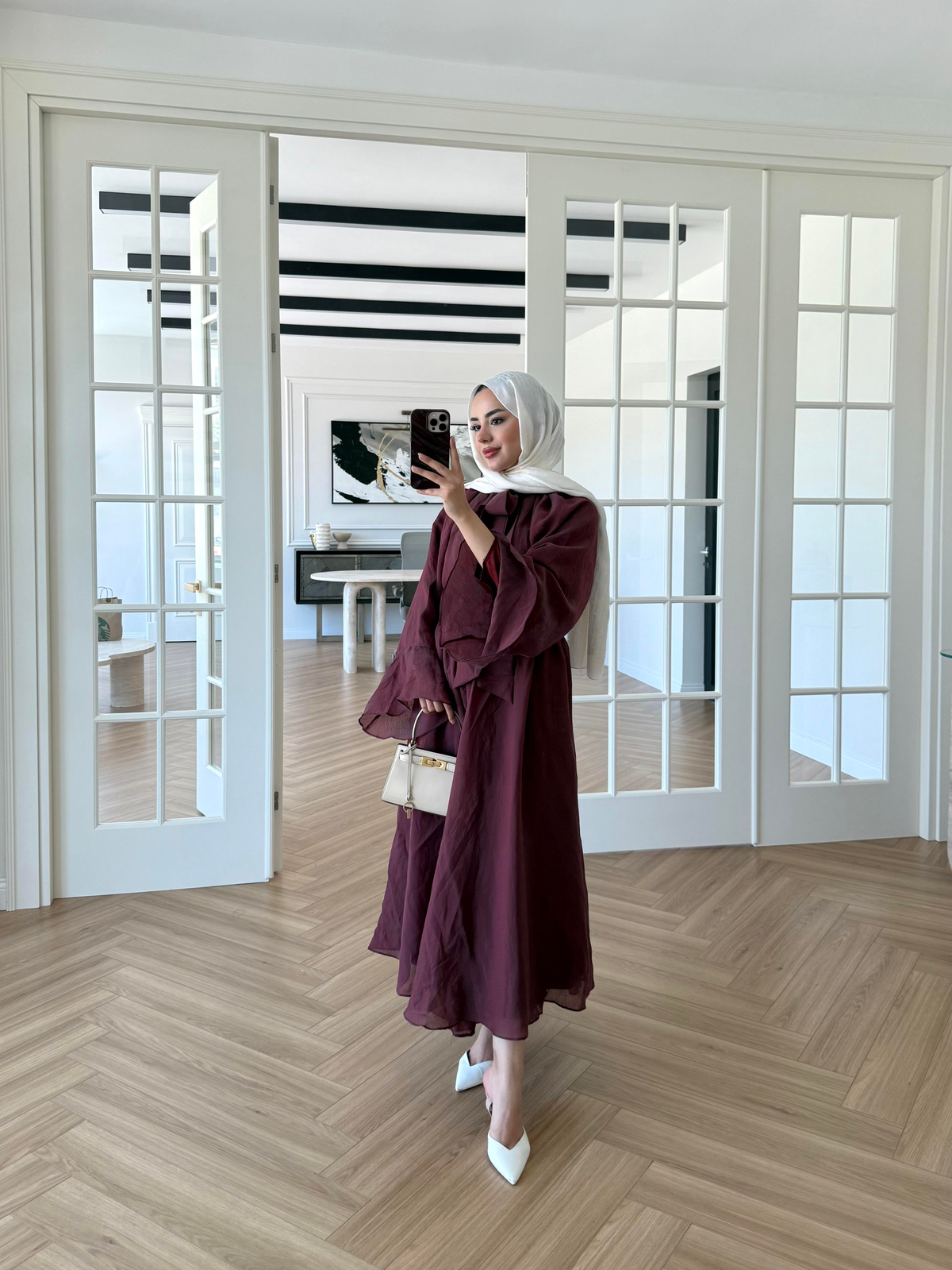 Sofia Etekli Takım Bordo