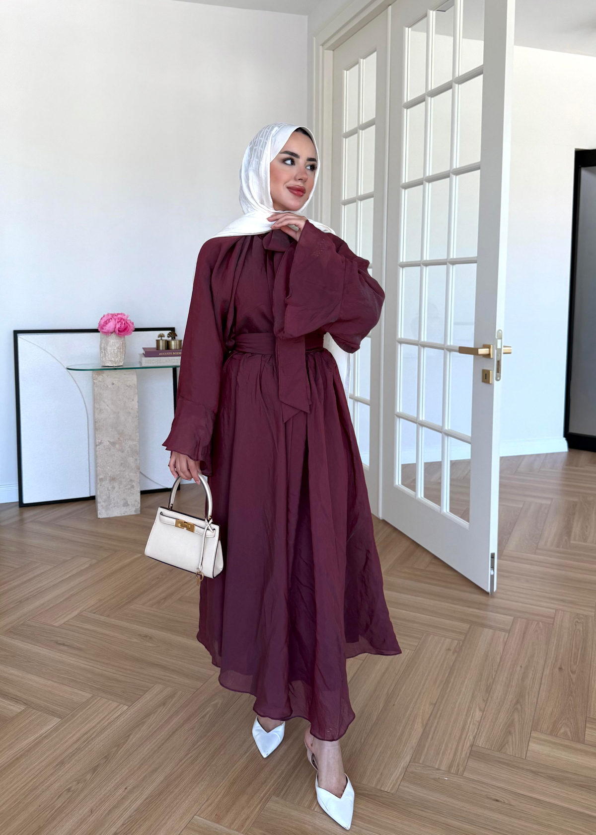 Sofia Etekli Takım Bordo