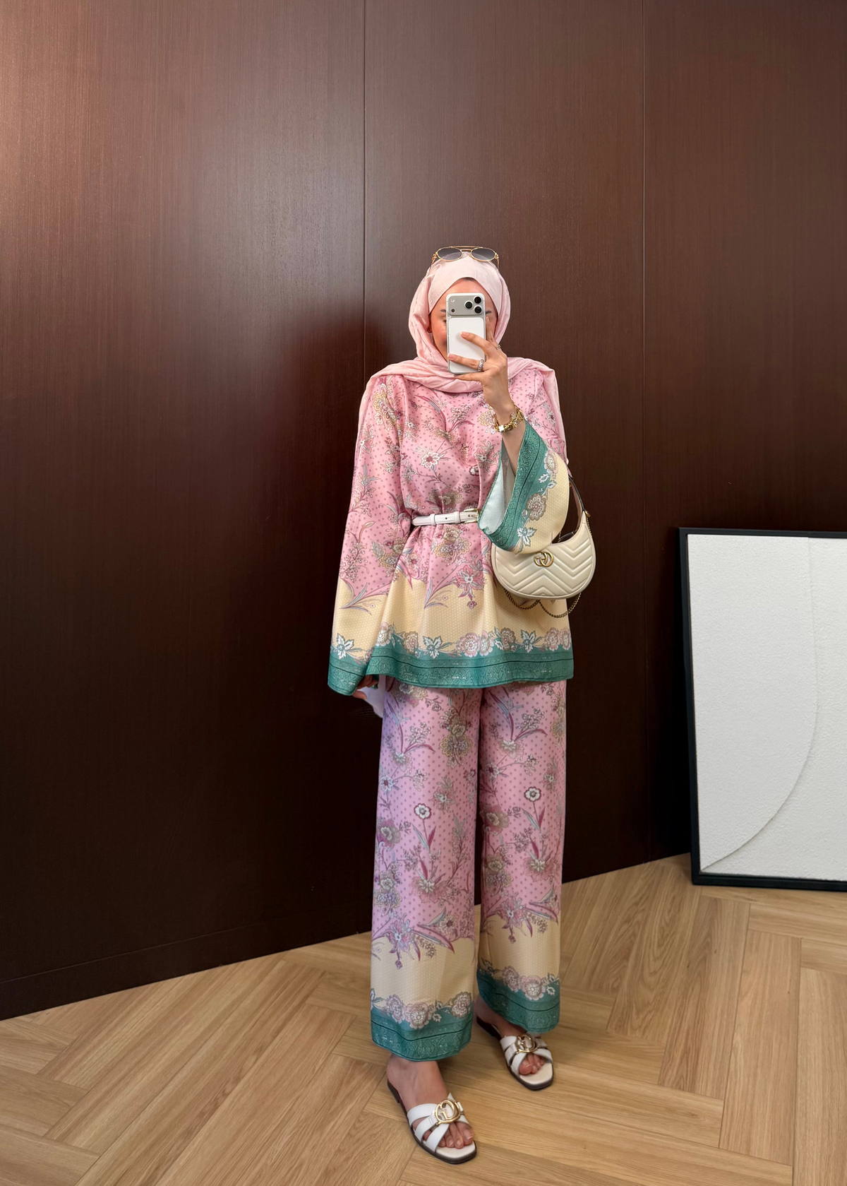 Hawai Pantolon Takım Pembe 