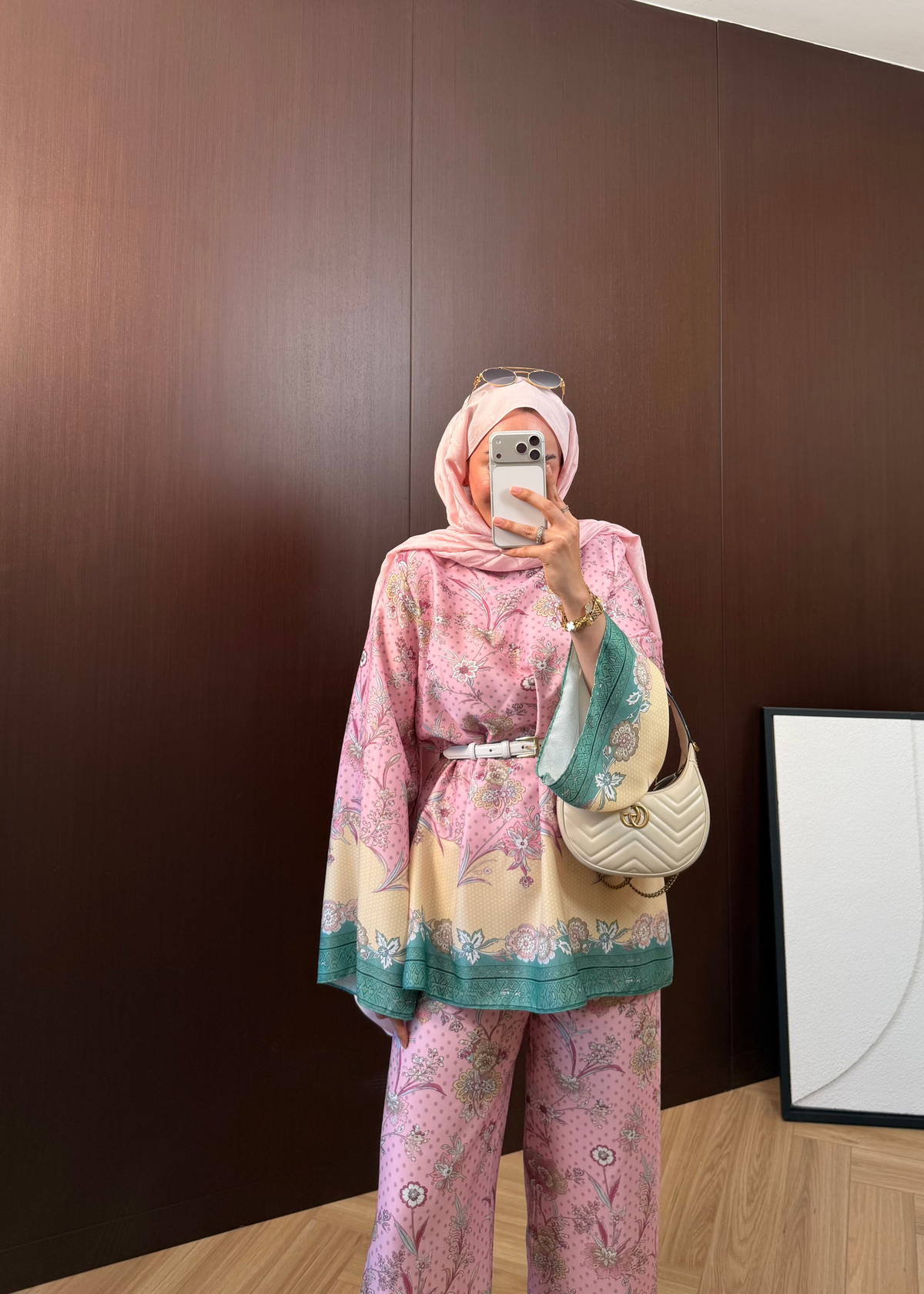 Hawai Pantolon Takım Pembe 