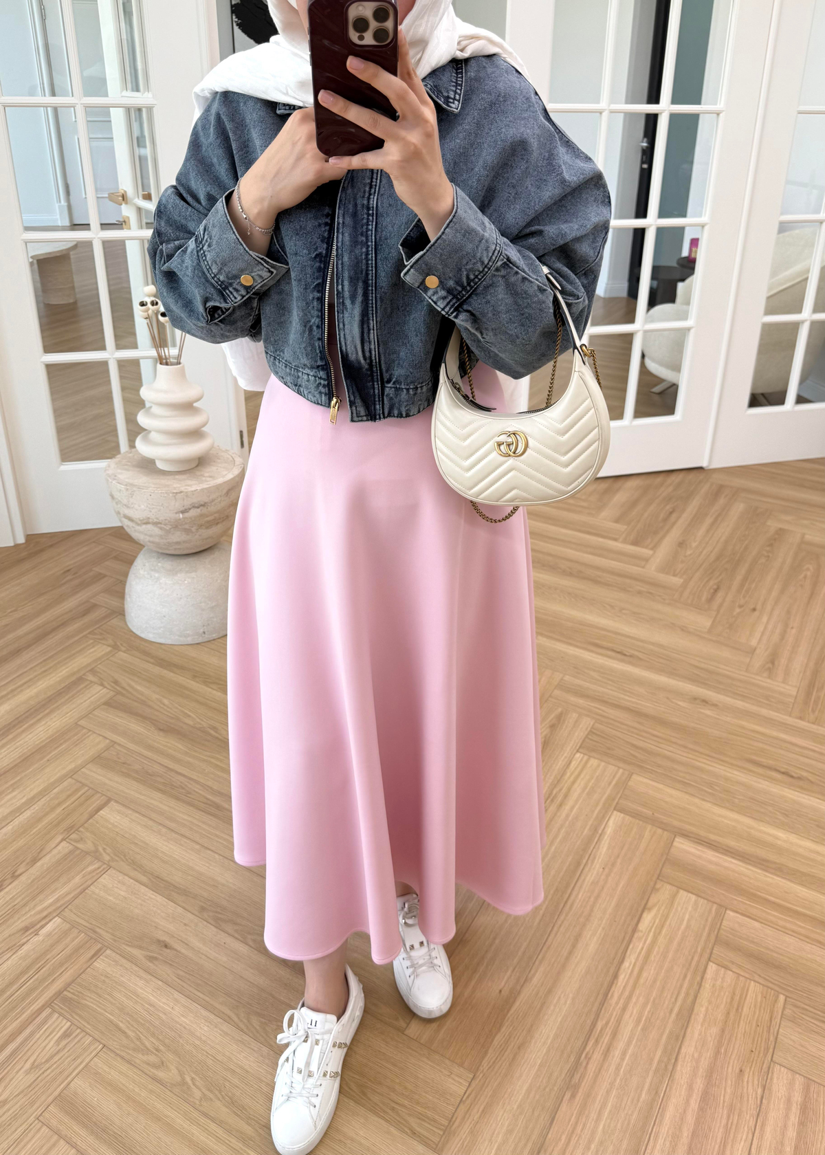 Yarasa Kol Denim Ceket