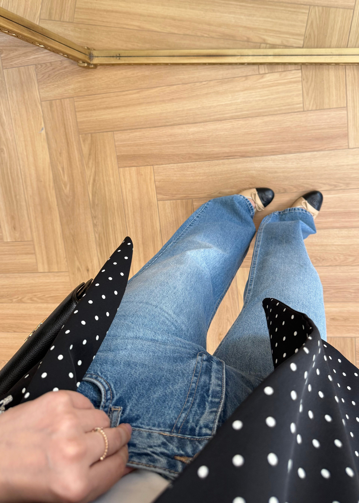 ZR Model Tek Düğmeli Puantiyeli Blazer