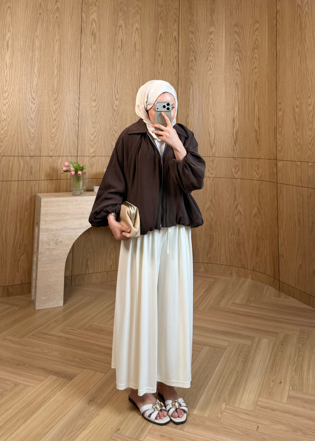 ZR Muadil Bomber Ceket Kahverengi