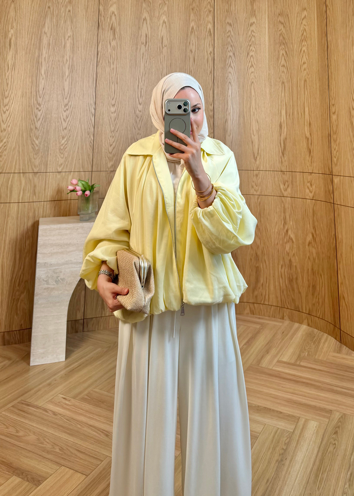 ZR Muadil Bomber Ceket Sarı