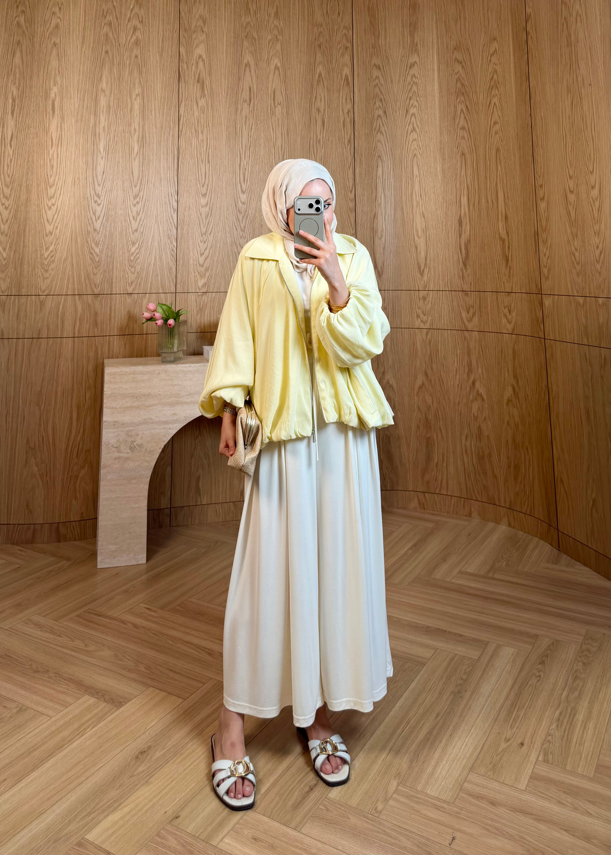 ZR Muadil Bomber Ceket Sarı