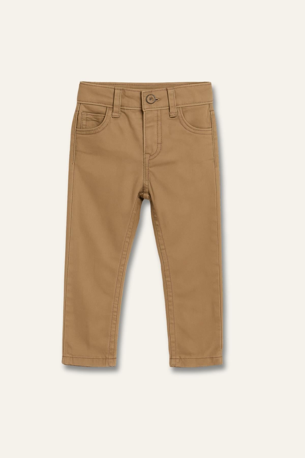 Erkek Çocuk Gabardin Pantolon - Bej
