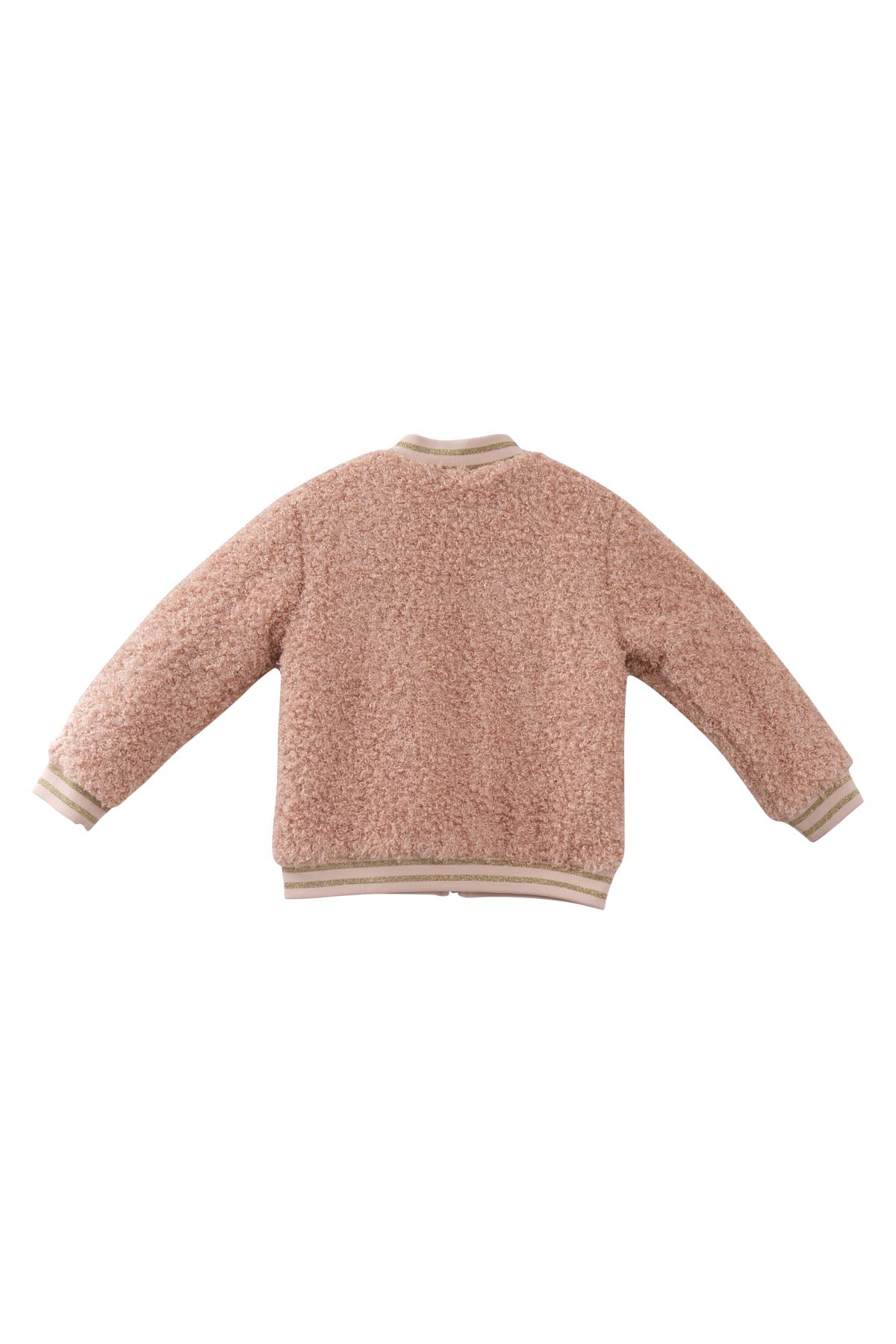 Kız Bebek Peluş Mont - Bej