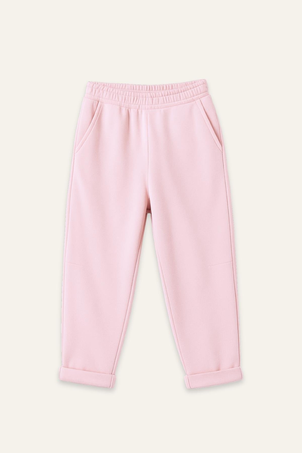 Kız Çocuk Fırçalı Tek Alt - Pembe