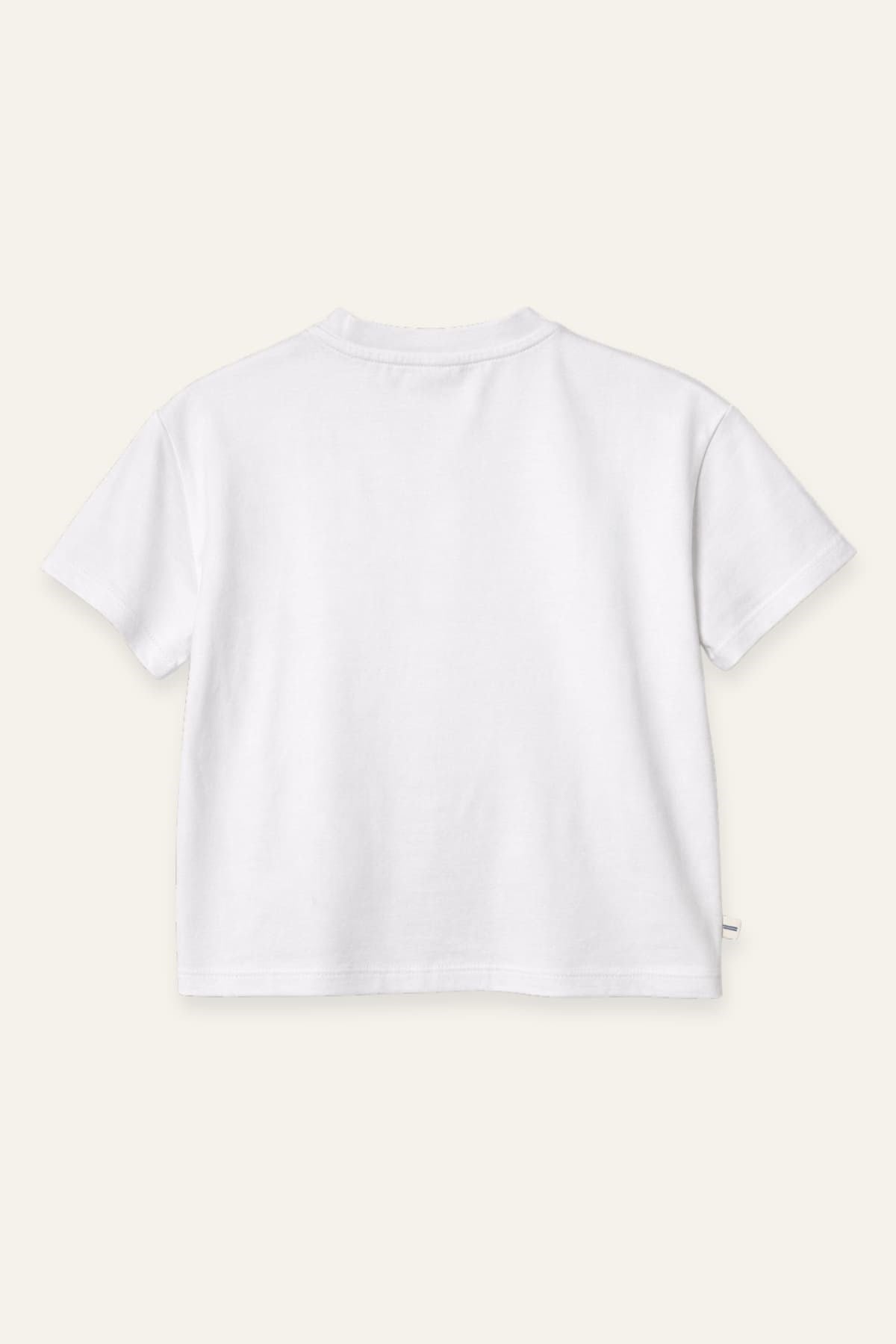 Kız Erkek Çocuk Oversize T-shirt  - Beyaz