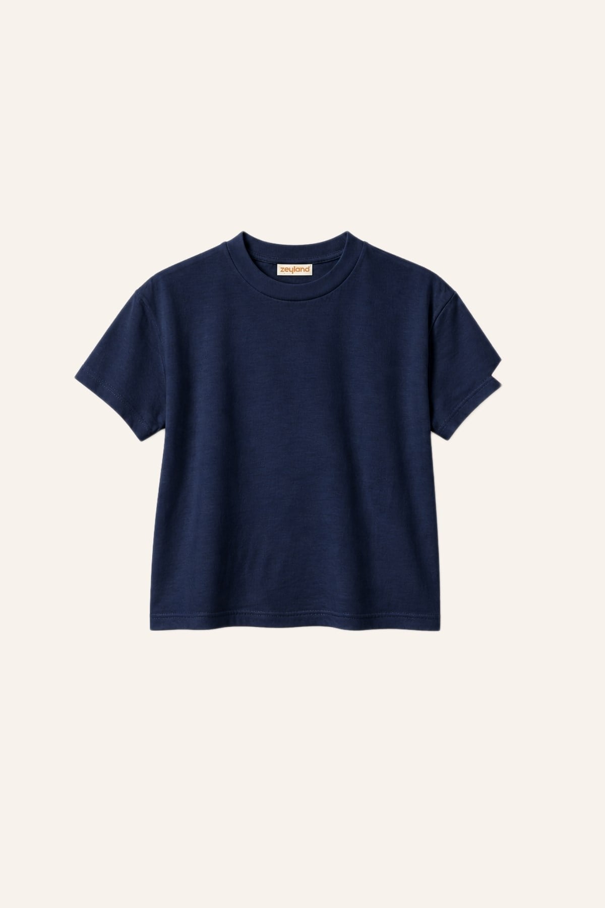 Kız Erkek Çocuk Oversize T-shirt  - Lacivert