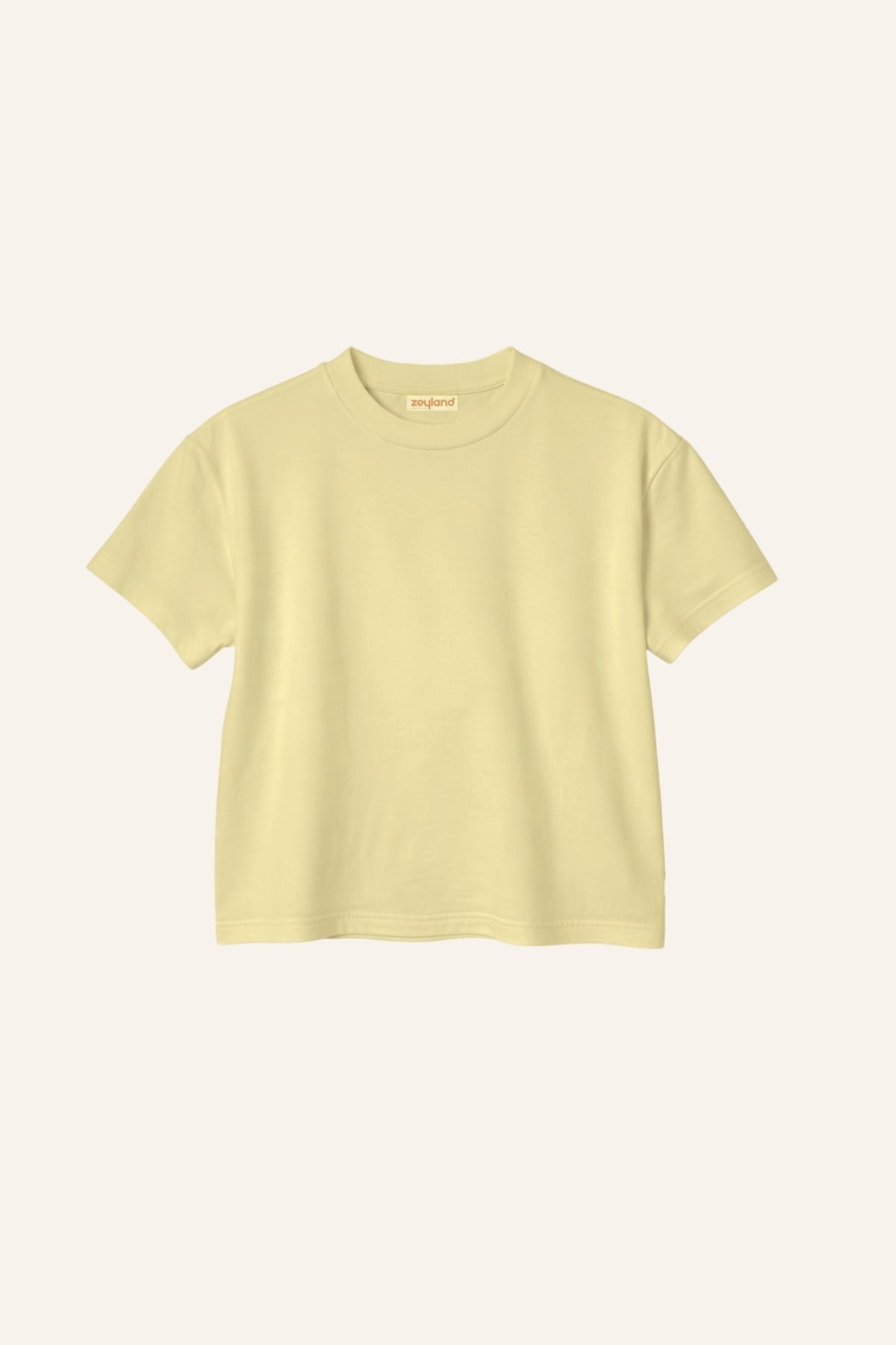 Kız Erkek Çocuk Oversize T-shirt  - Sarı