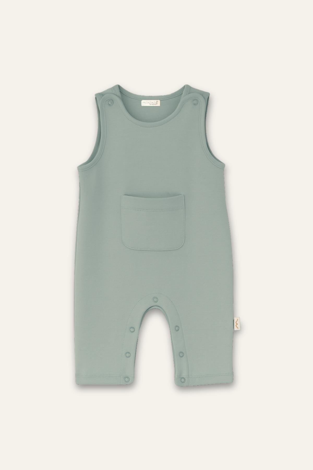 Unisex Bebek Organik Tulum - Mint