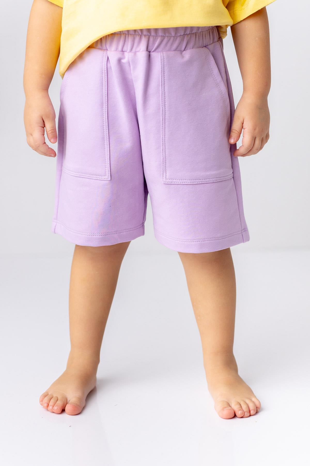 Unisex Cepli Basic Şort