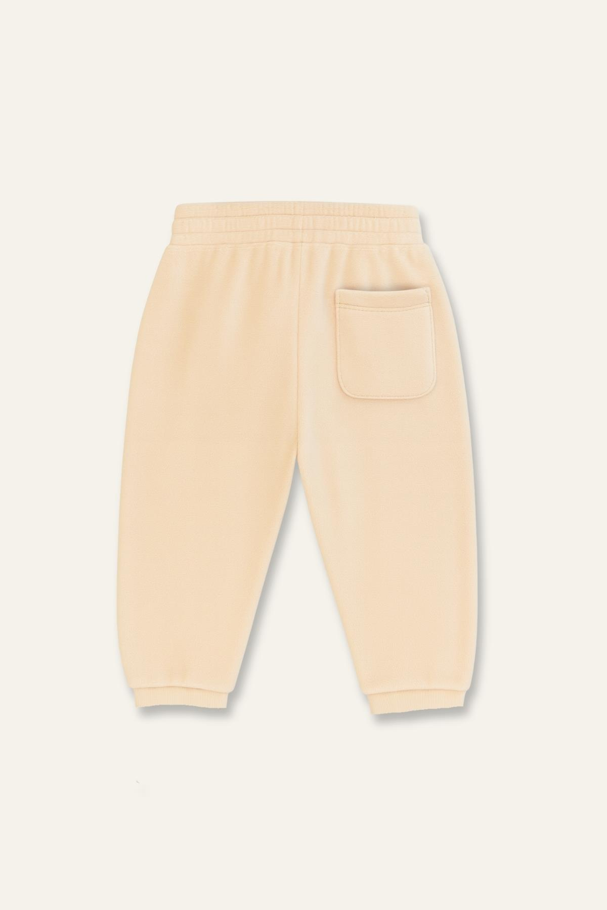 Unisex Çocuk Polar İkili Takım - Bej