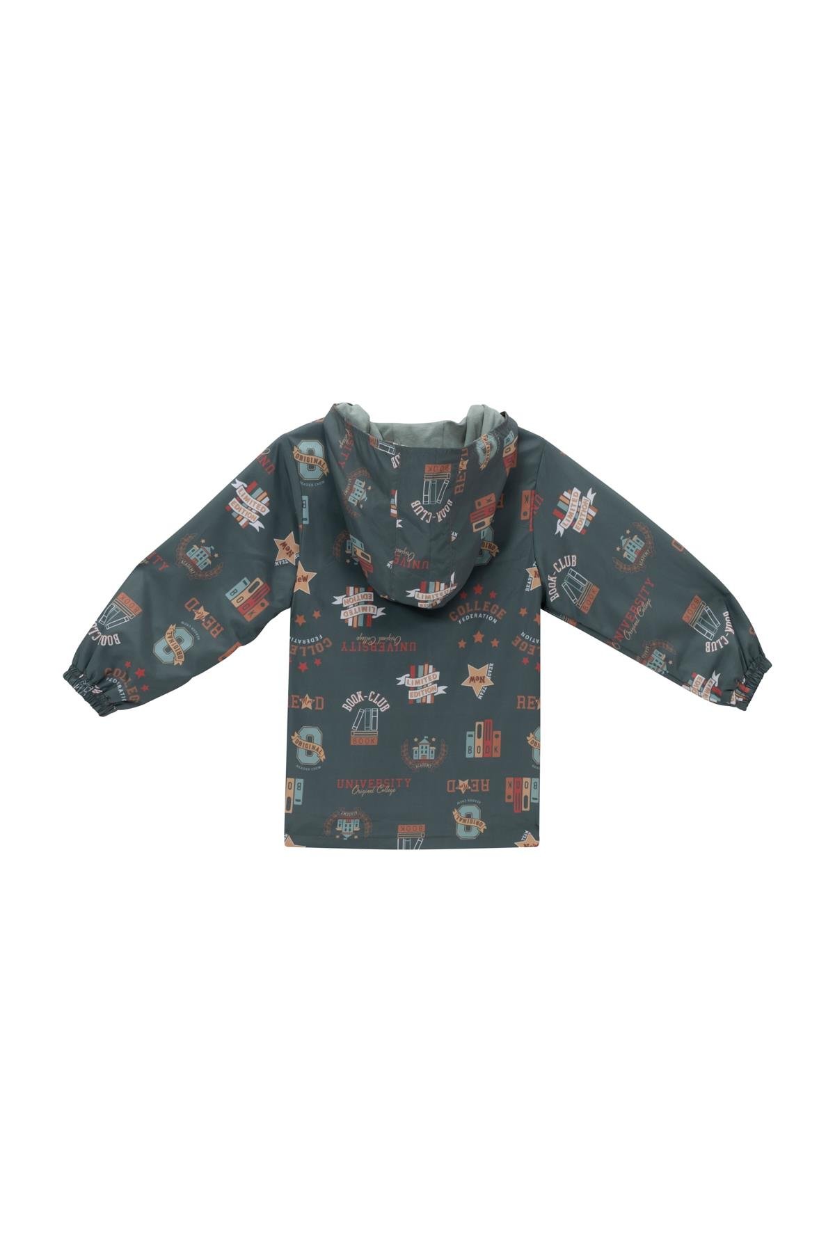 Unisex Çocuk Yağmurluk - Yeşil